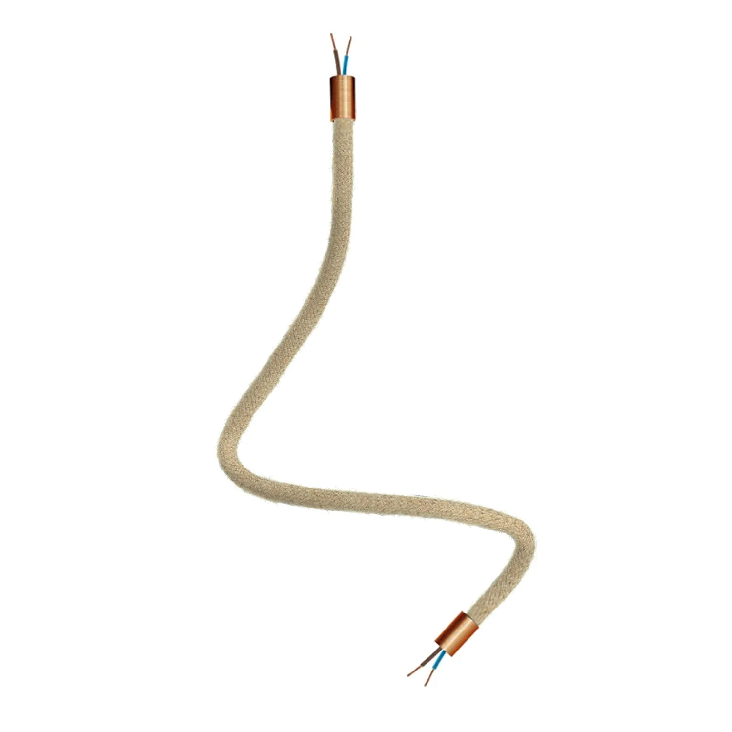 Creative Flex Kit – flexibles Verlängerungsrohr mit Jute RN06 Natur ummantelt und Metallenden - Image 29