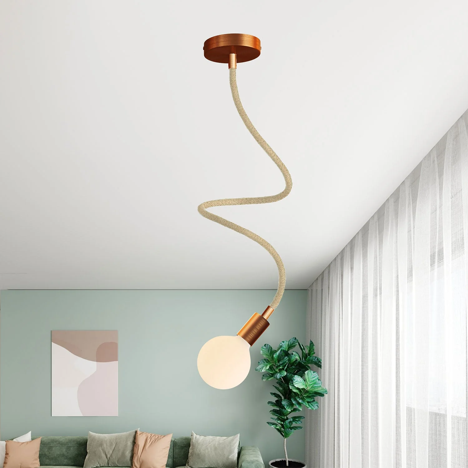 Creative Flex Kit – flexibles Verlängerungsrohr mit Jute RN06 Natur ummantelt und Metallenden - Image 32