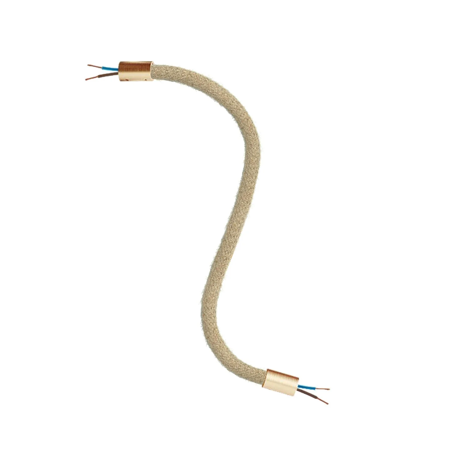 Creative Flex Kit – flexibles Verlängerungsrohr mit Jute RN06 Natur ummantelt und Metallenden - Image 33