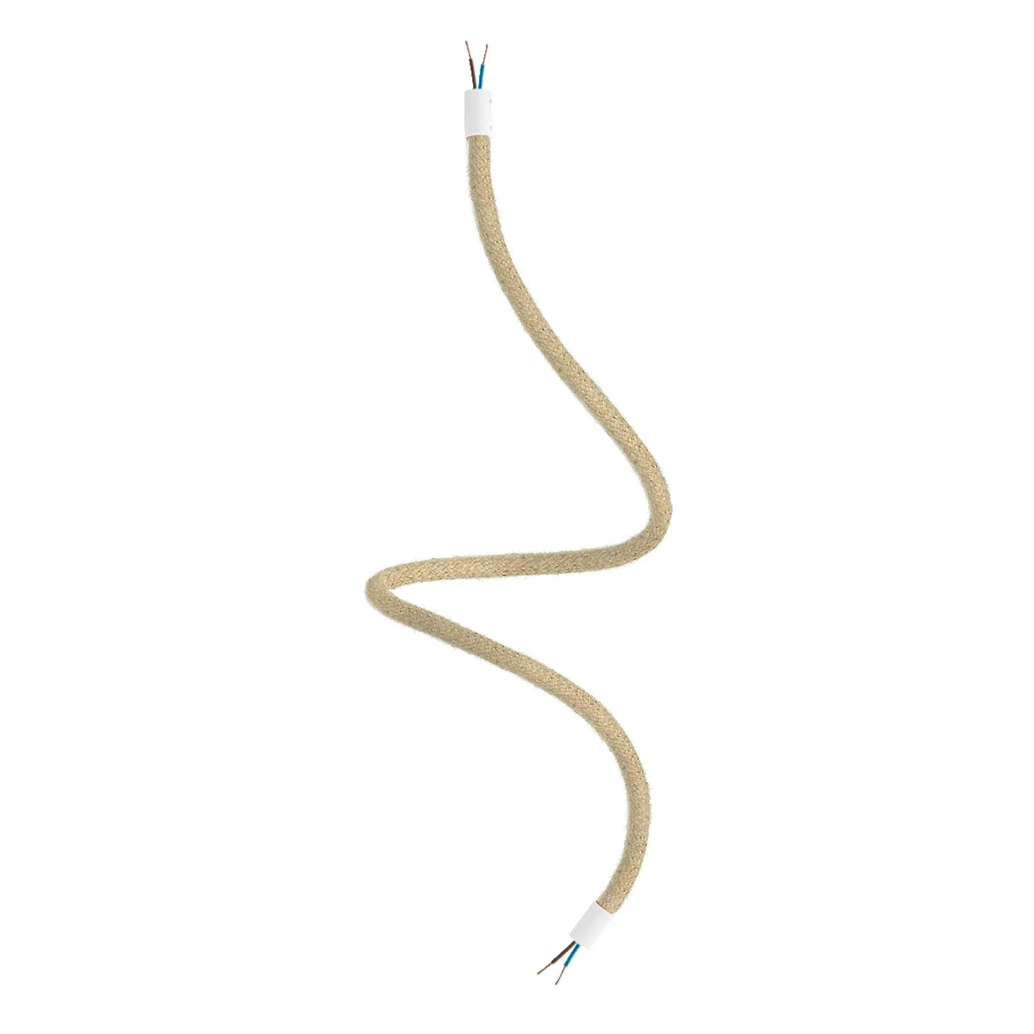 Creative Flex Kit – flexibles Verlängerungsrohr mit Jute RN06 Natur ummantelt und Metallenden - Image 9