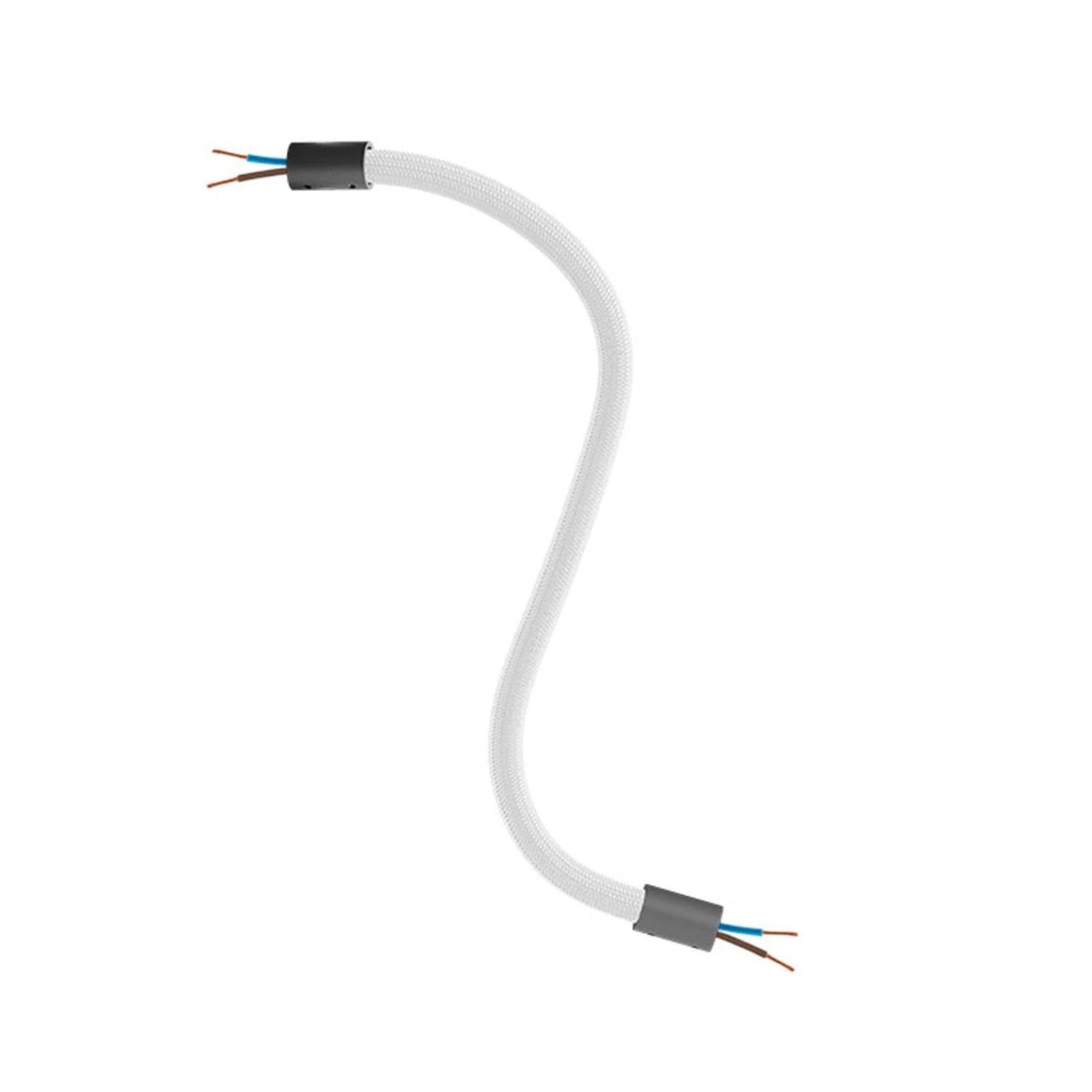 Kit Creative Flex flexibles Verlängerungsrohr mit Stoffbezug RM02 Silber und Metallenden - Image 12