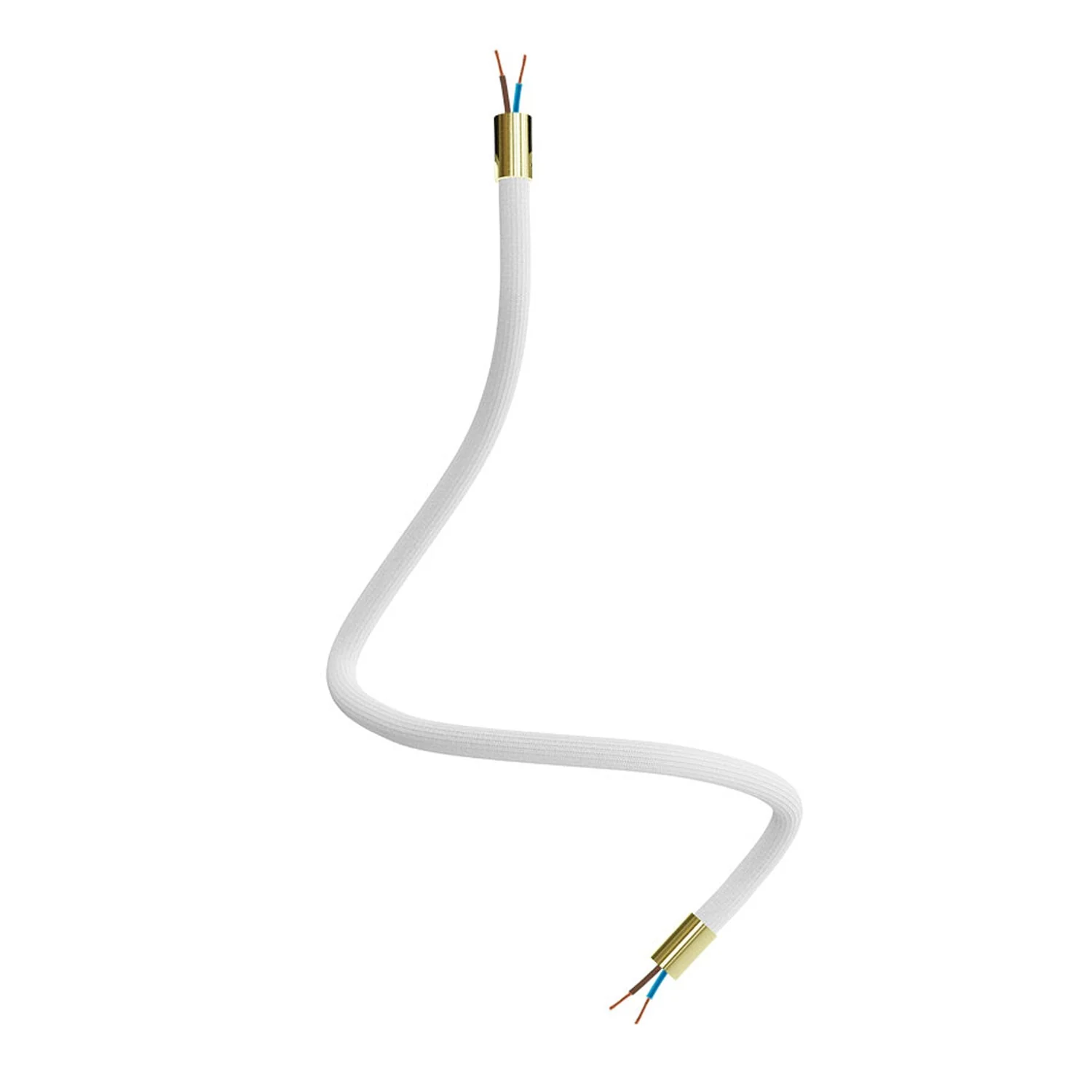 Creative Flex Kit – flexible Verlängerungsröhre RM01 Weiß, ummantelt mit Stoff, mit Metallenden - Image 36