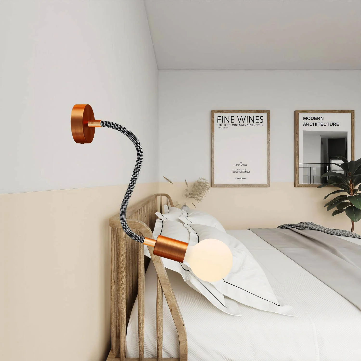 Creative Flex Set flexibles Verlängerungsrohr mit Stoffbezug RZ30 Eisen-Schwarz und Metallendstücken - Image 27