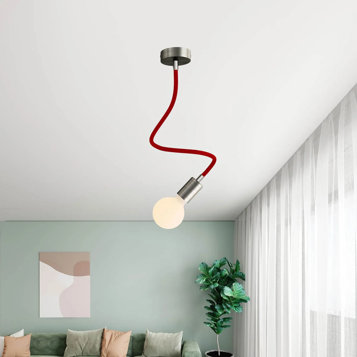 Creative Flex Kit – flexibles Verlängerungsrohr mit RM09-Stoffbezug in Rot und Metallendstücken - Image 23