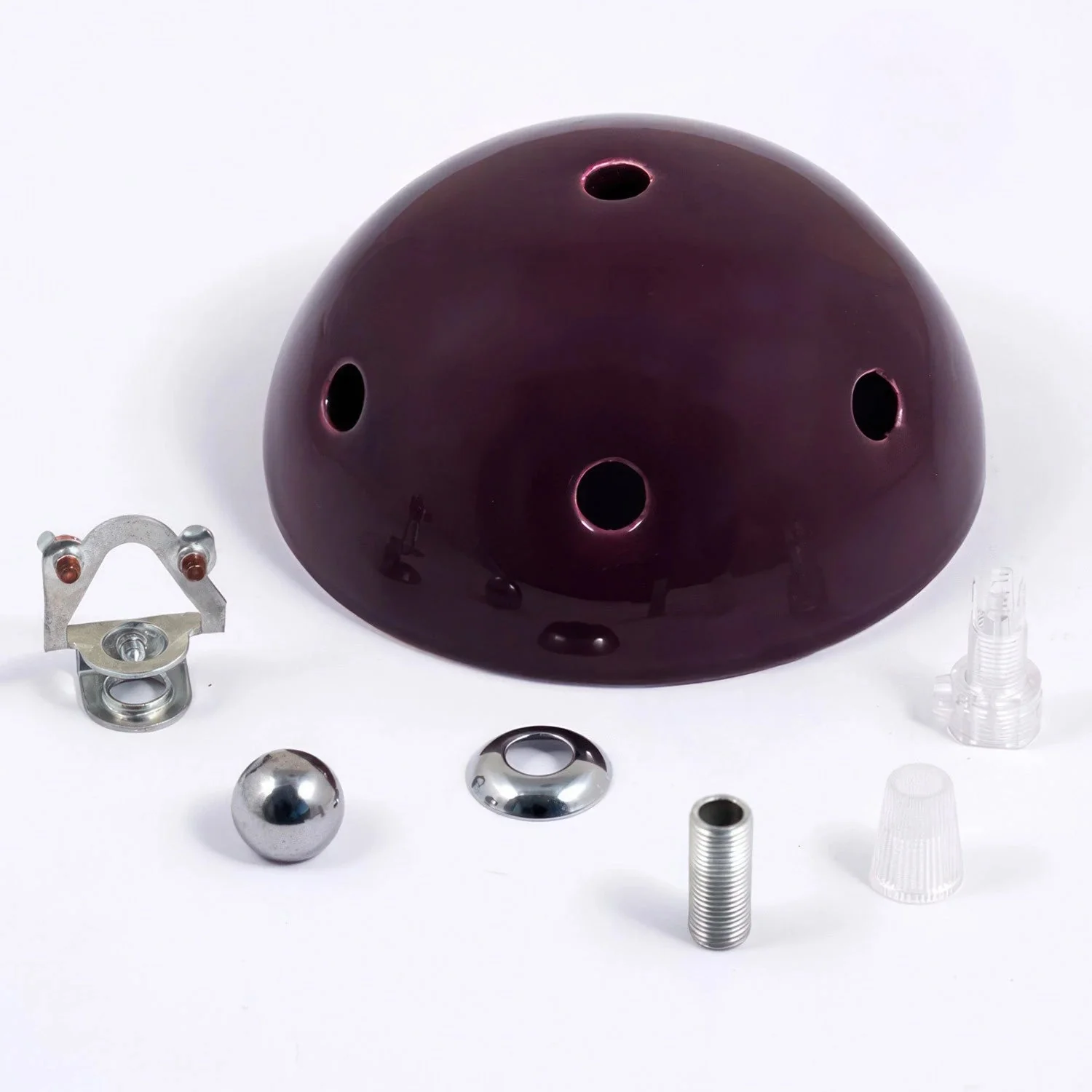Rosetten-Kit aus Keramik mit 6 Löchern – Violett - Image 3