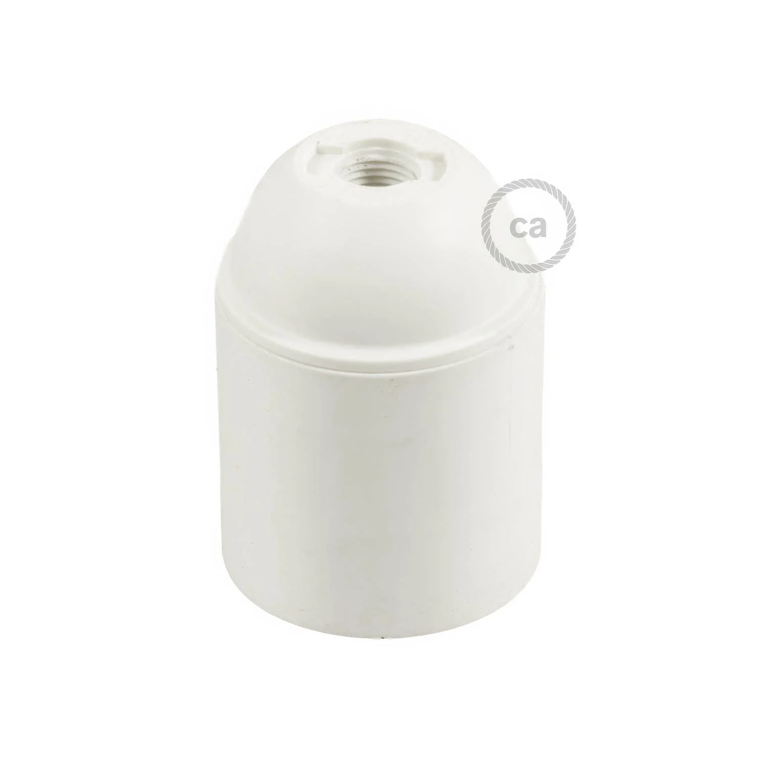 E27 Lampenfassung-Set aus Thermoplast - Weiß