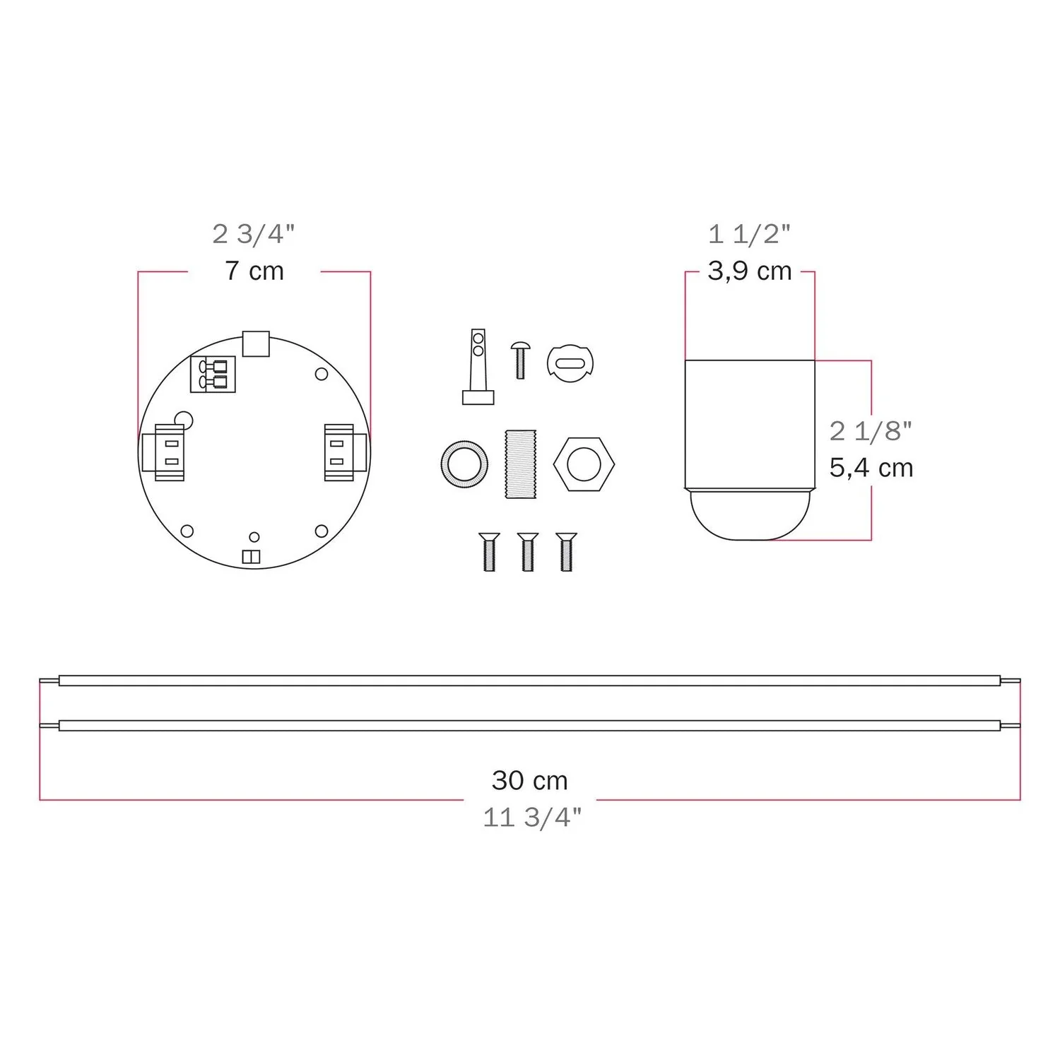 Elektronischer Bausatz für batteriebetriebene 5V‑USB‑C‑Lampen mit glatter E27‑Lampenfassungen – Schwarz - Image 7