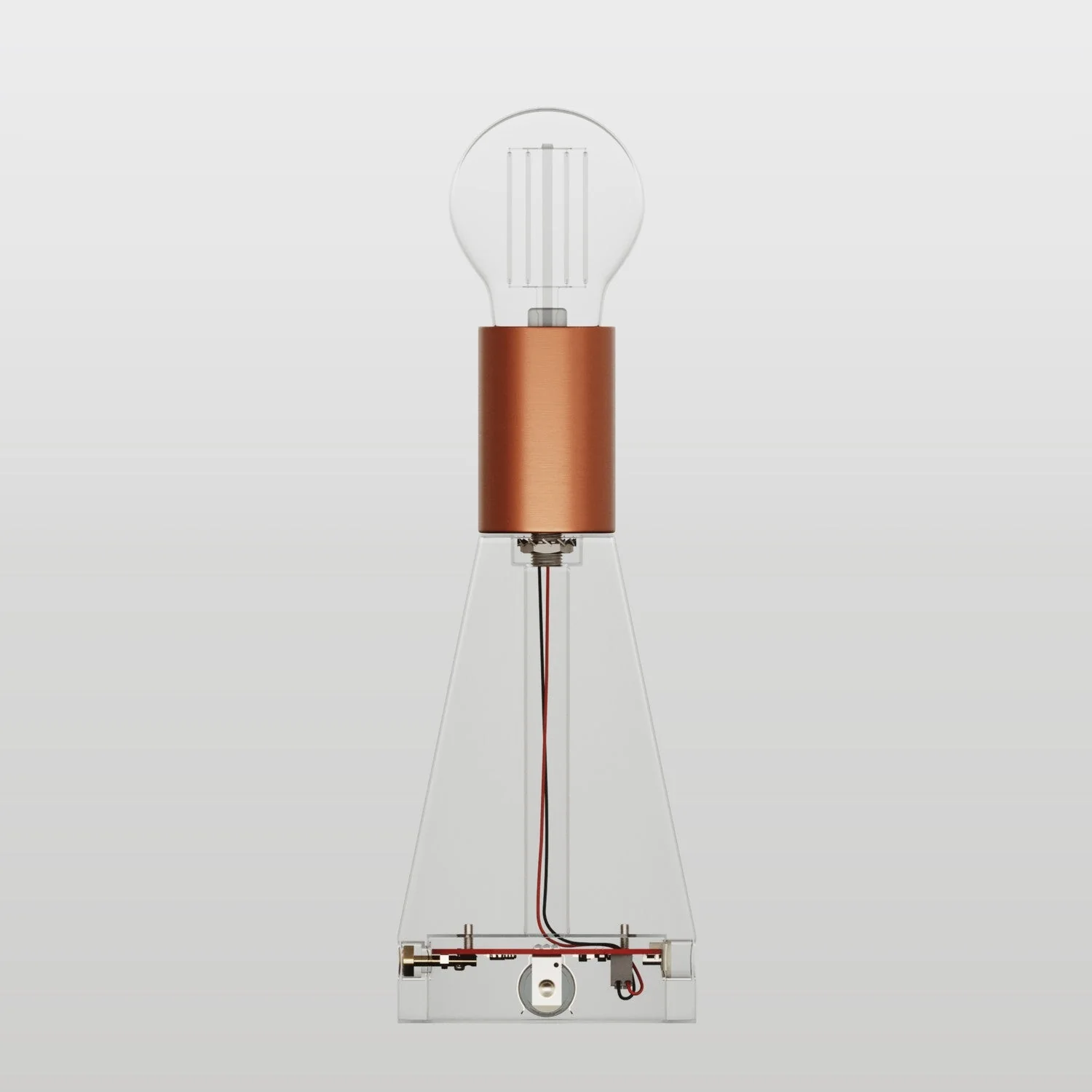 Elektronischer Bausatz für batteriebetriebene 5V-USB‑C‑Lampen mit E27-Lampenfassungen – Satin-Kupfer - Image 2