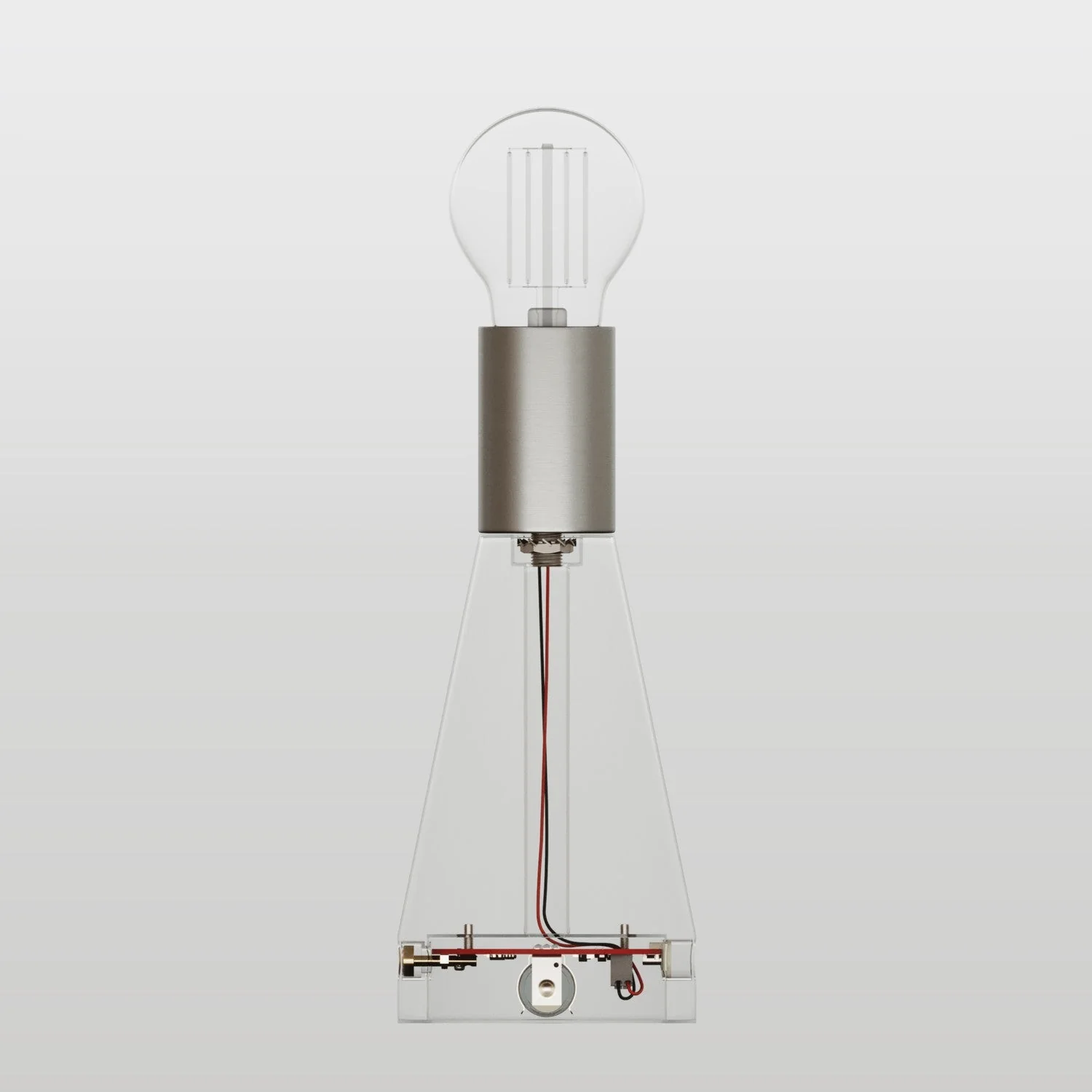 Elektronischer Bausatz für batteriebetriebene 5V‑USB‑C‑Lampen mit E27‑Lampenfassungen – Satiniertes Titan - Image 2