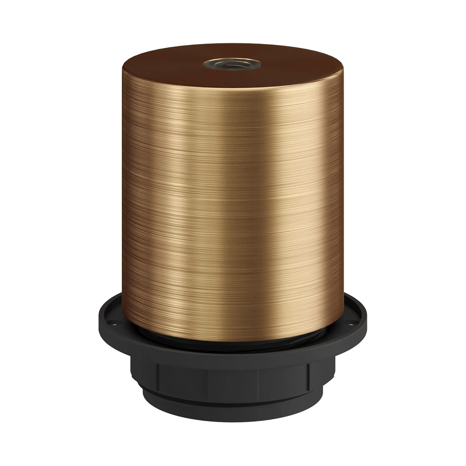 E27-Fassungs-Kit, halbgewindet aus Metall mit verdeckter Zugentlastung – Satin-Bronze - Image 4