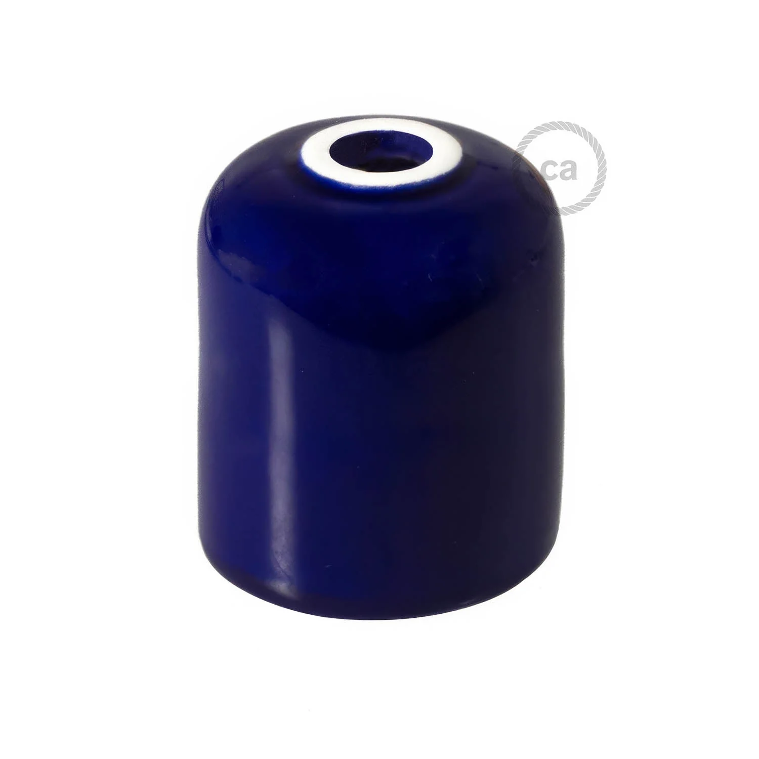 E27 Lampenfassung-Kit aus Keramik – Blau - Image 3