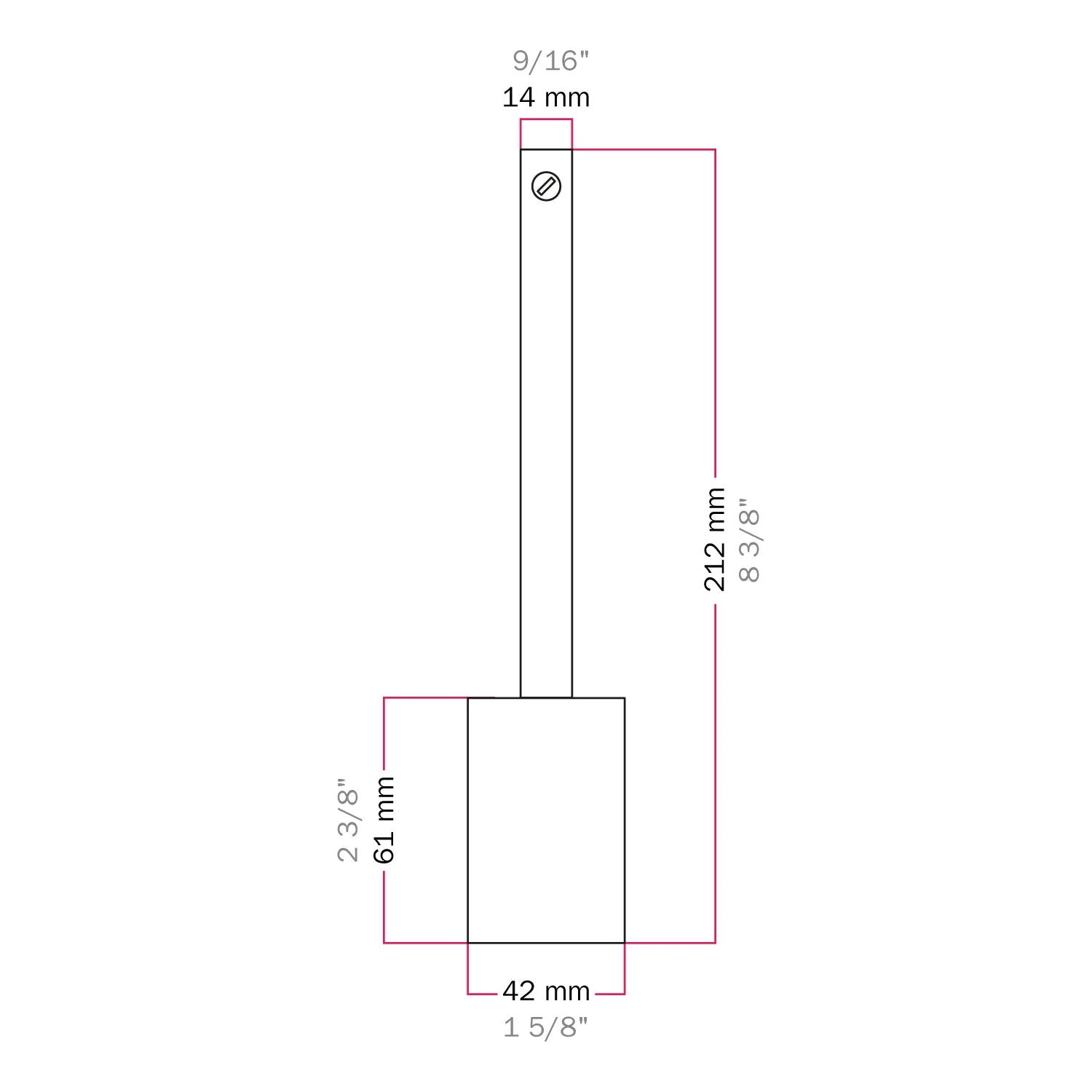 Kit zylindrische E27 Lampenfassung aus Metall mit 15 cm Kabelverschraubung – Schwarz - Image 4