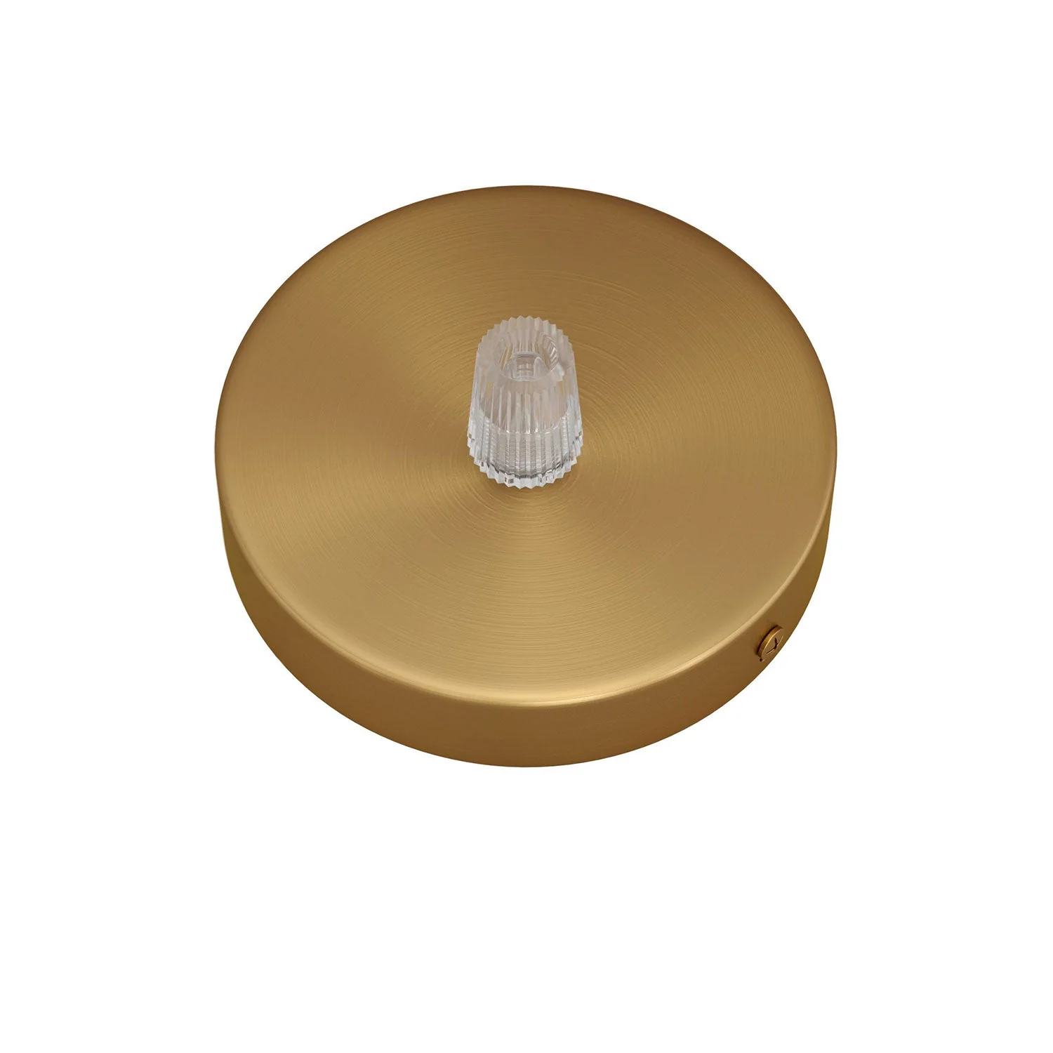 Mini-Zylinderrosetten-Set aus Metall mit 1 zentralem Loch – Satinbronze - Image 2
