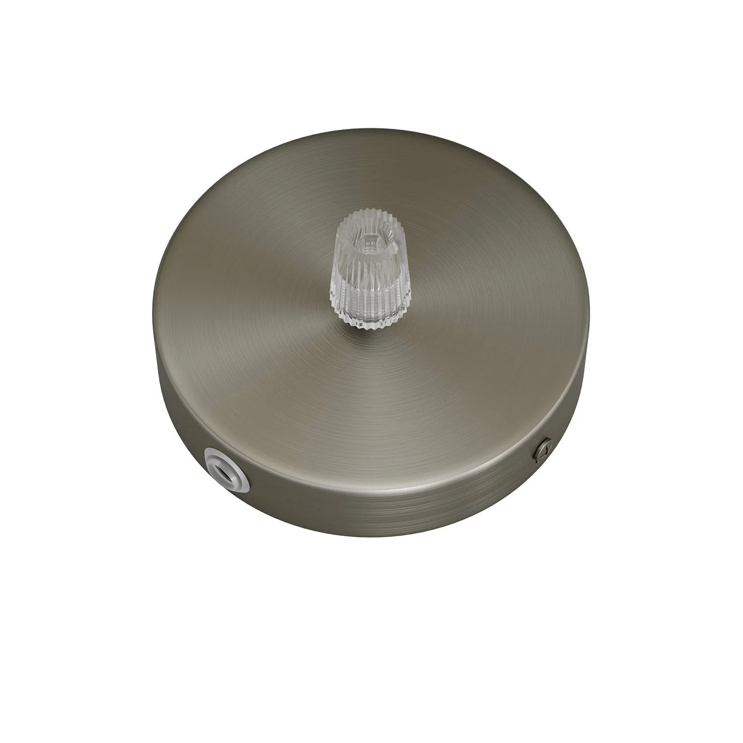 Mini-Zylinderbaldachin-Kit aus Metall mit 1 zentralem und 2 seitlichen Löchern – Satin-Titanium - Image 2