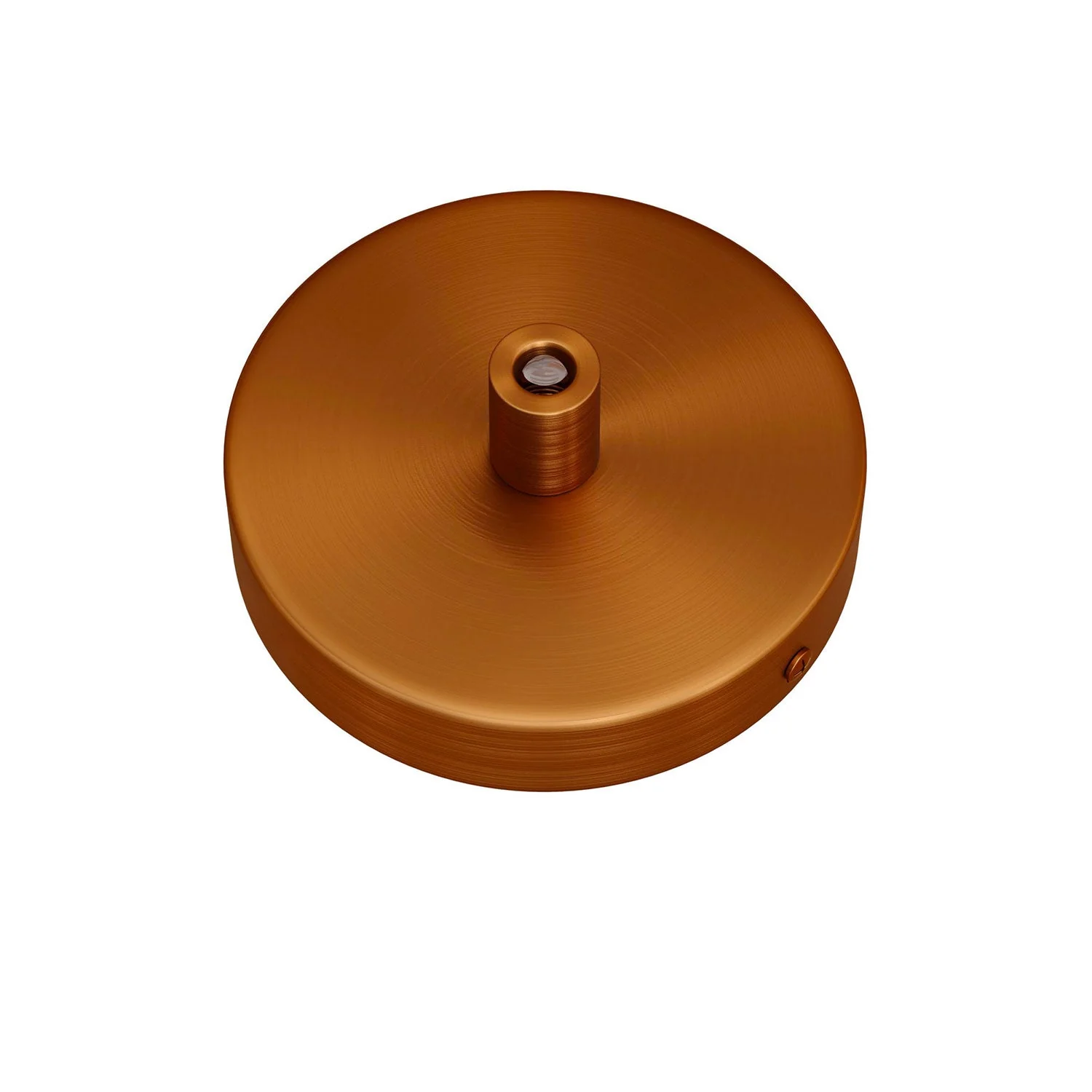 Mini-Baldachinset zylindrisch aus Metall mit 1 mittigem Loch – Satin-Kupfer - Image 6