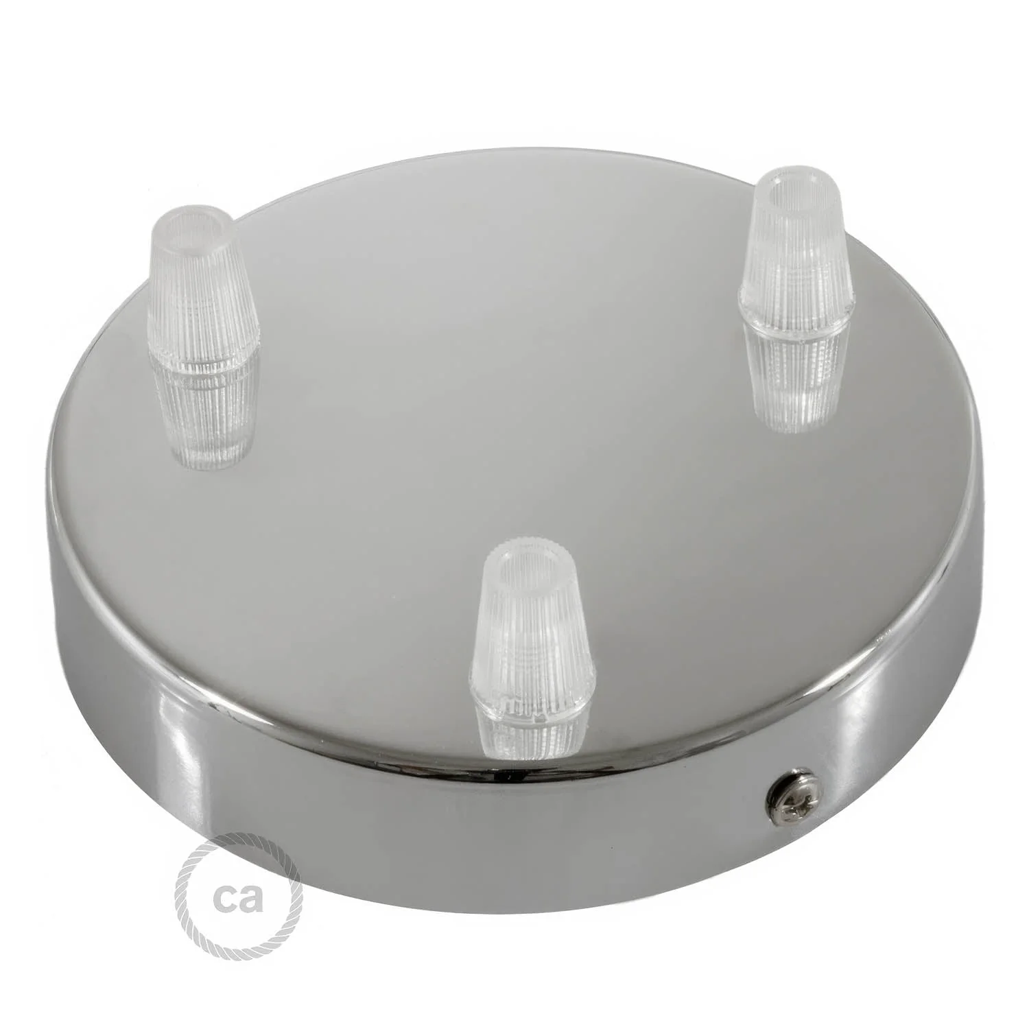 Kit Metall-Zylinderbaldachin mit 3 Löchern – Chrom - Image 2
