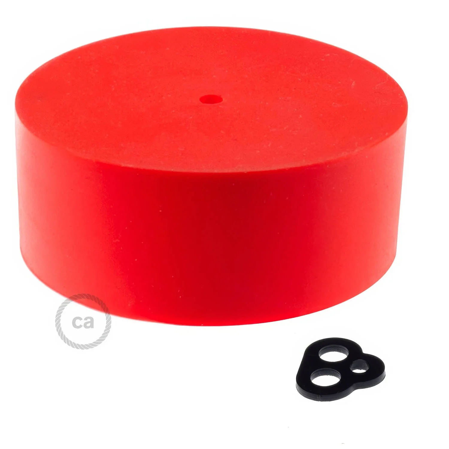 Zylinderförmiges Lampenbaldachin-Kit aus Silikon - Rot - Image 3