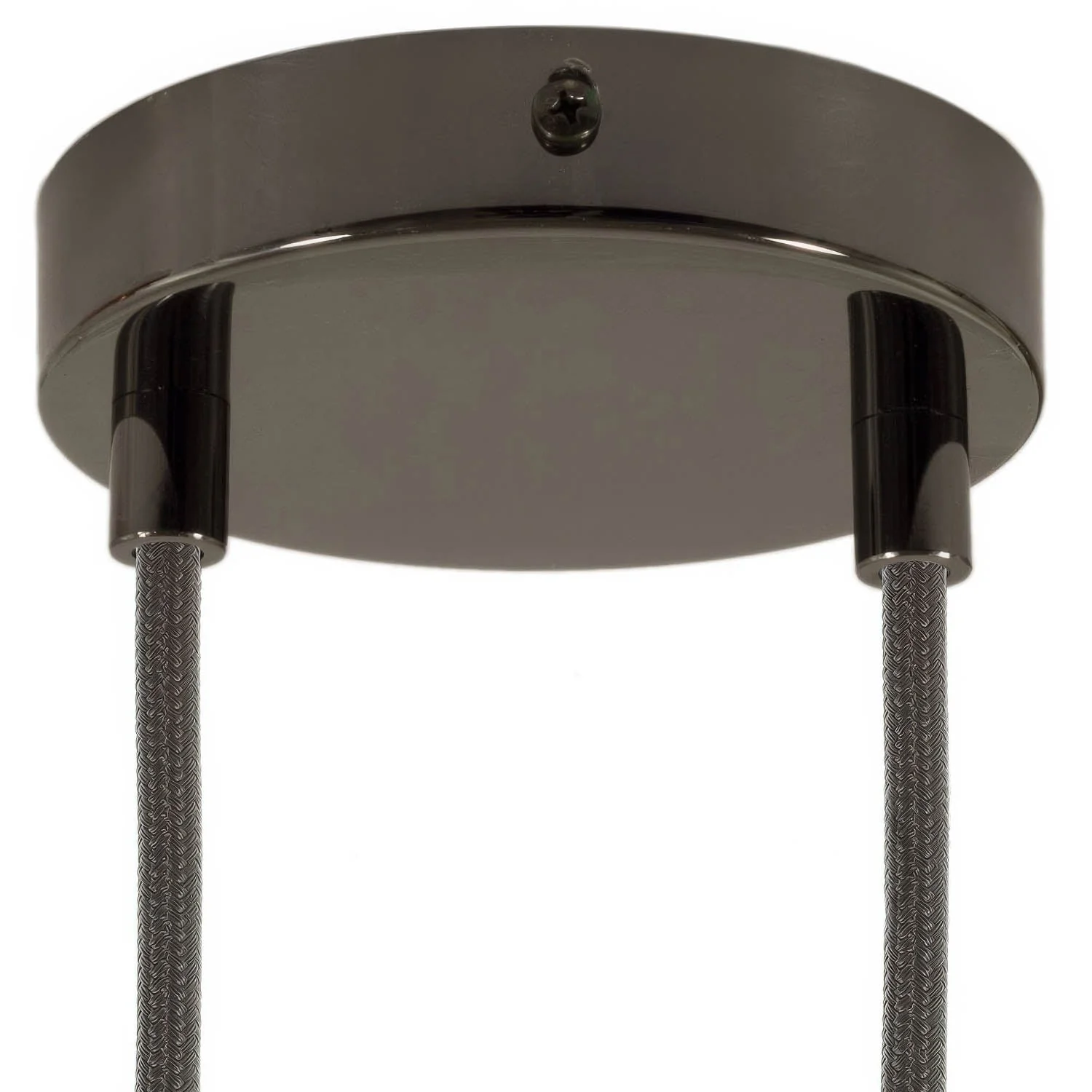 Zylindrischer Metallbaldachin-Kit mit 2 Löchern – Perlschwarz - Image 6
