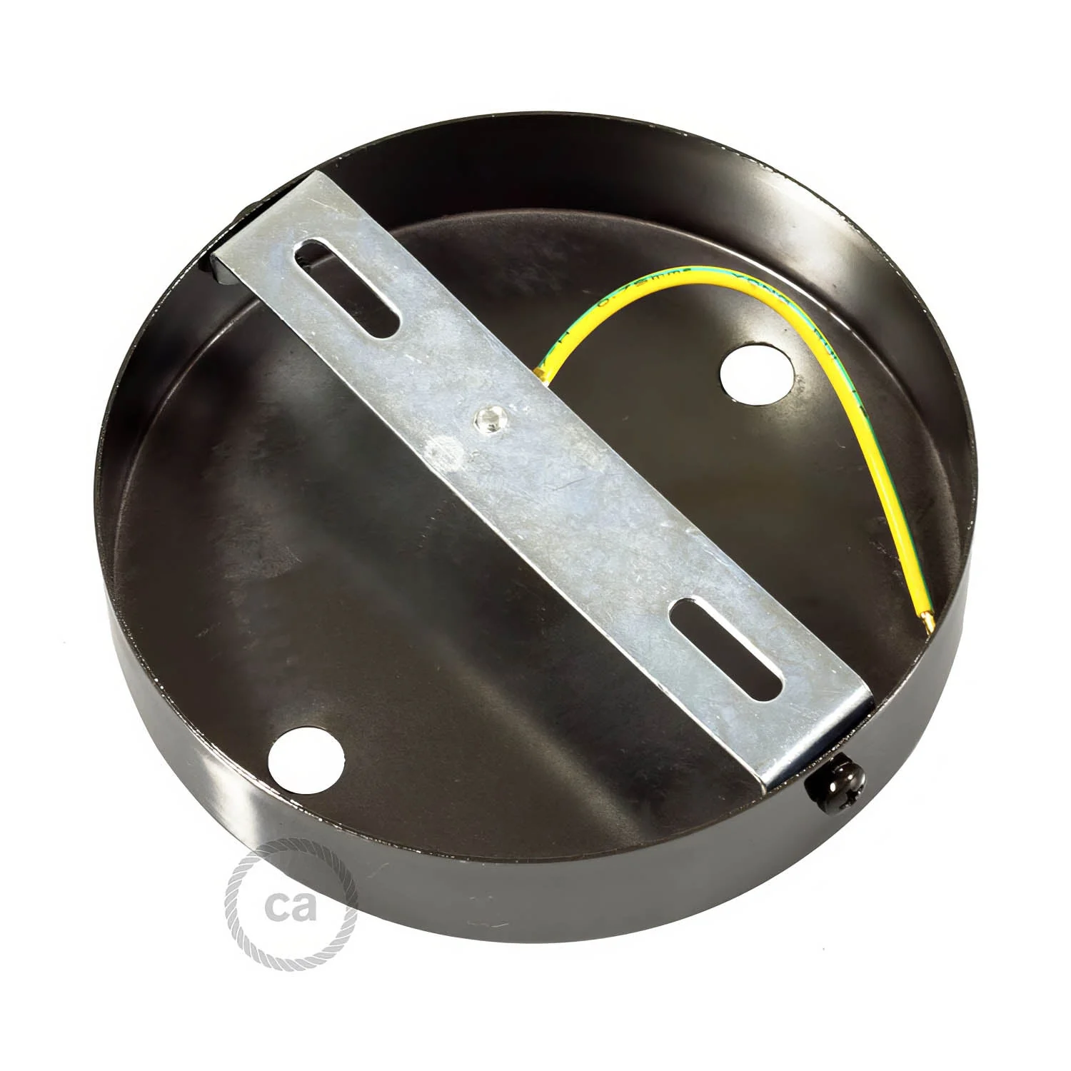 Zylindrischer Metallbaldachin-Kit mit 2 Löchern – Perlschwarz - Image 9
