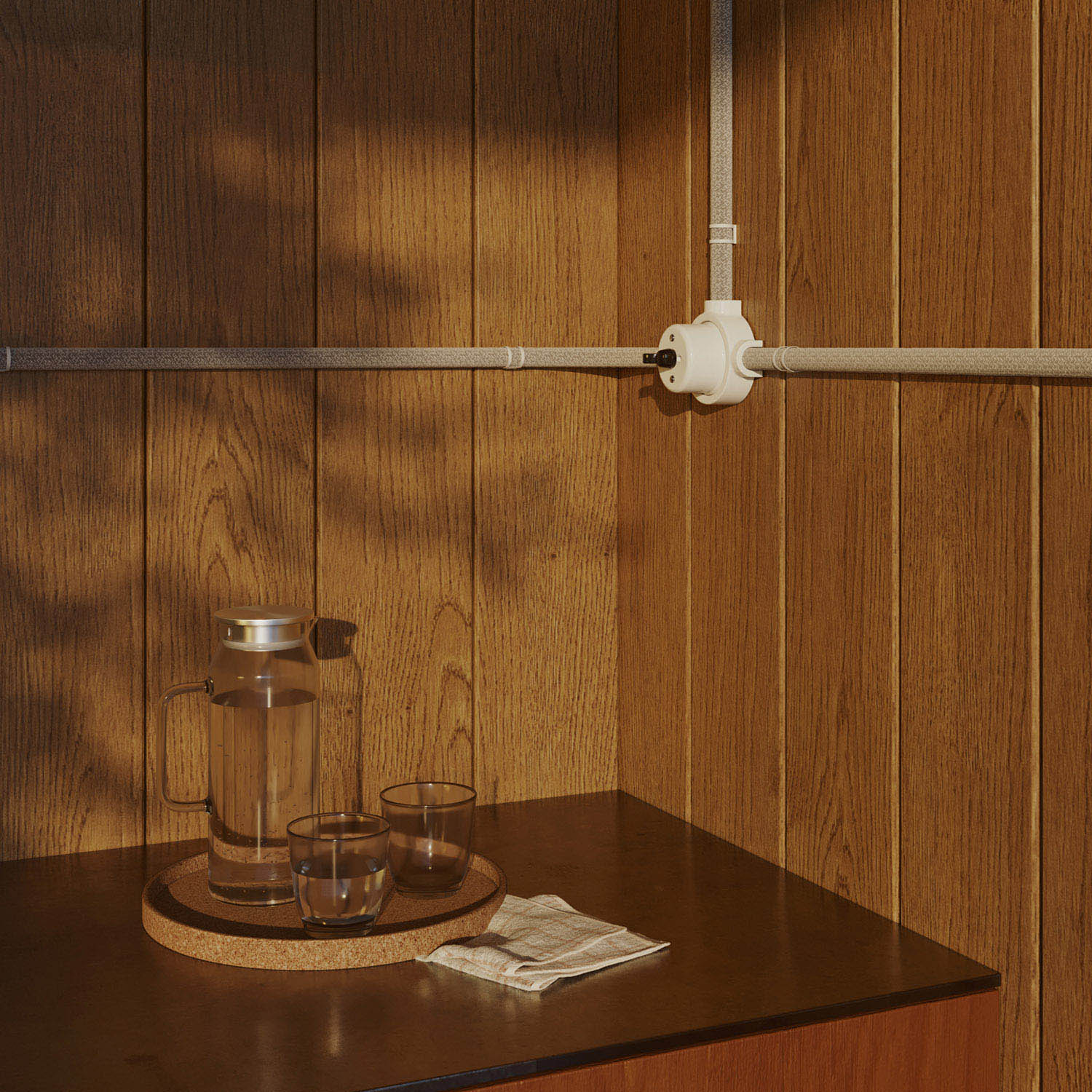 Schalter/Wechsler-Kit mit Flügelmutter und Basis für Creative-Tubes aus weißem Porzellan - Image 47
