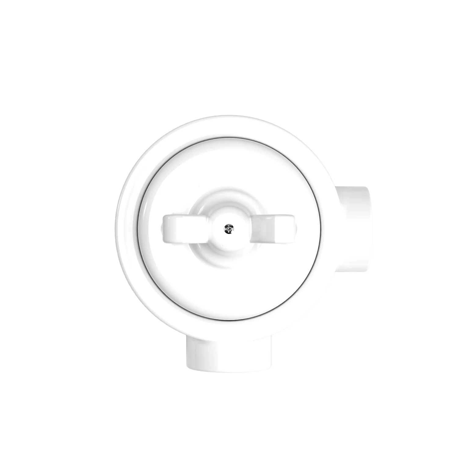 Schalter/Wechsler-Kit mit Flügelmutter und Basis für Creative-Tubes aus weißem Porzellan - Image 9