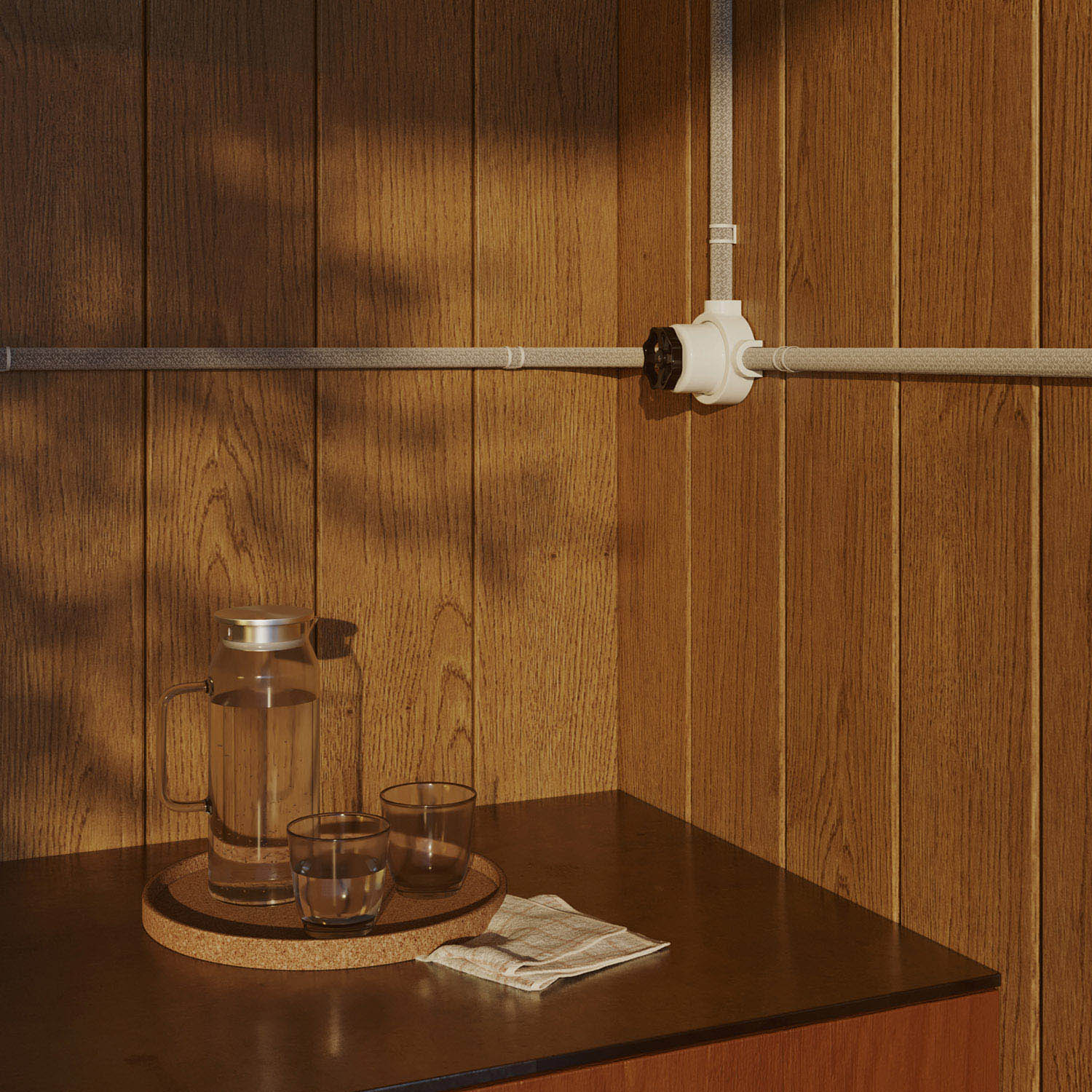 Dreh-/Wechselschalter-Set mit Knauf und Sockel für Creative-Tubes – Weißes Porzellan - Image 47