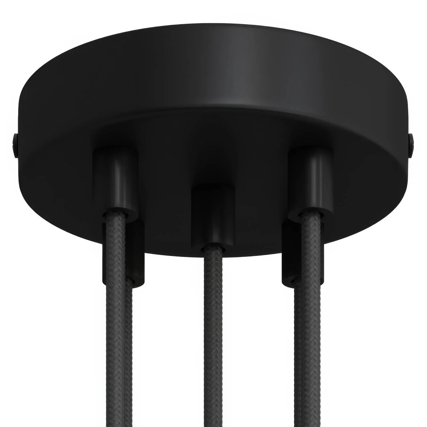 Zylindrisches Rosetten-Kit aus Metall mit 5 Löchern – Schwarz - Image 6
