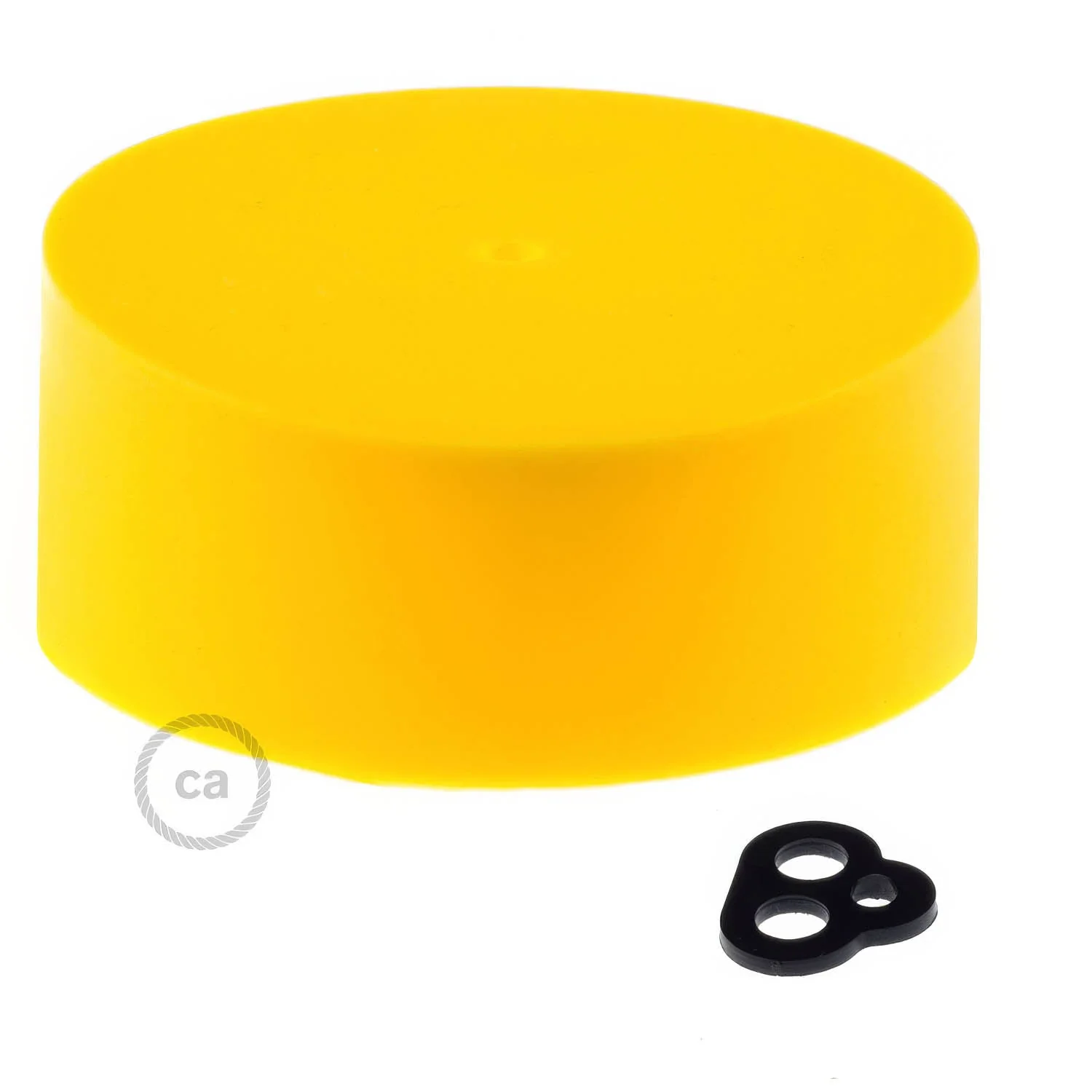 Zylindrisches Lampenbaldachin-Kit aus Silikon – Gelb - Image 3