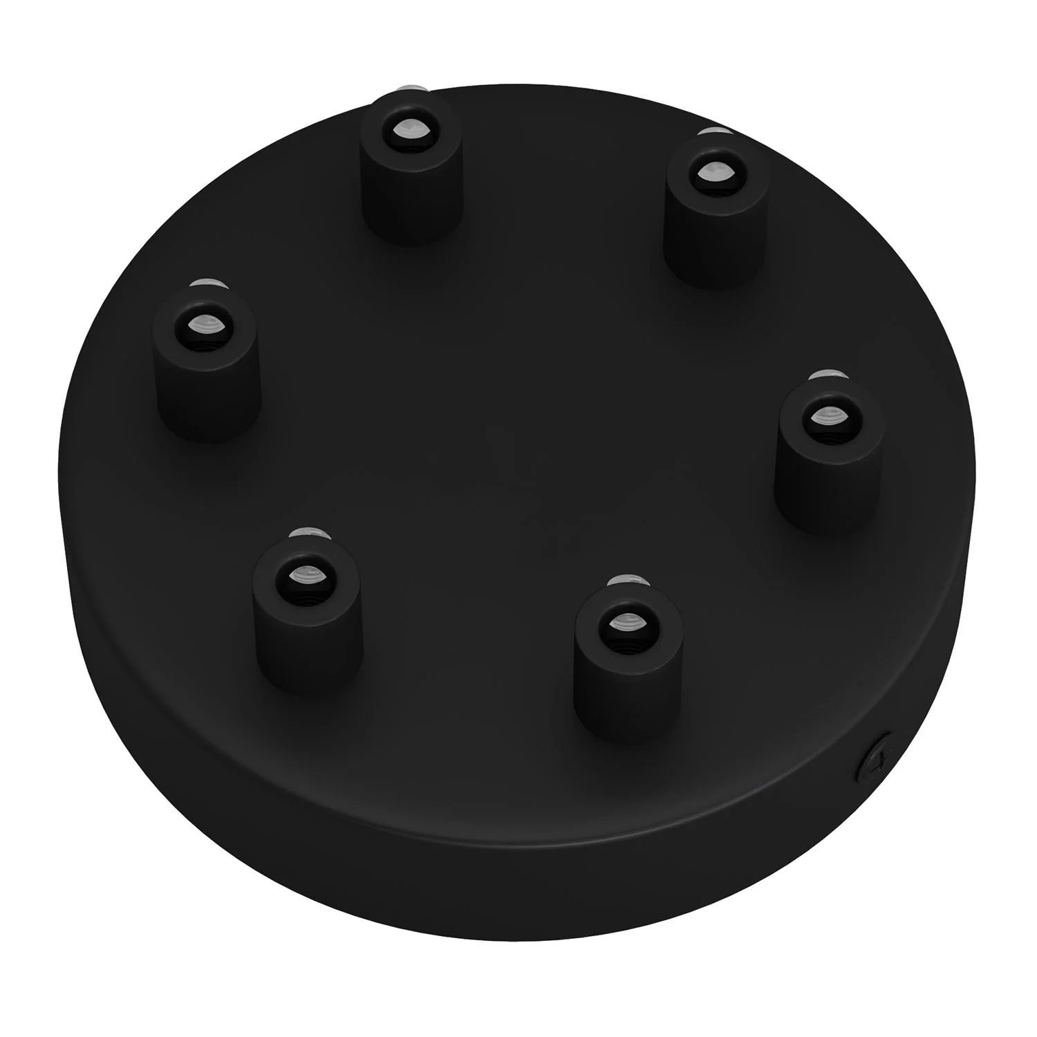 Zylindrischer Baldachin Metall-Kit mit 6 Löchern – Schwarz - Image 5