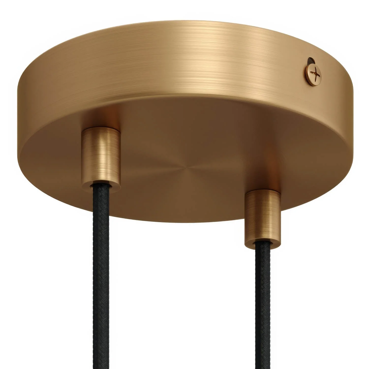 Set für zylindrischen Baldachin aus Metall mit 2 Löchern – Satinbronze - Image 6