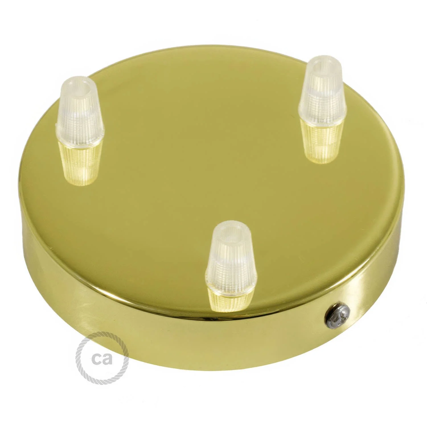 Zylindrisches Metallbaldachin-Kit mit 3 Löchern – Messing - Image 2