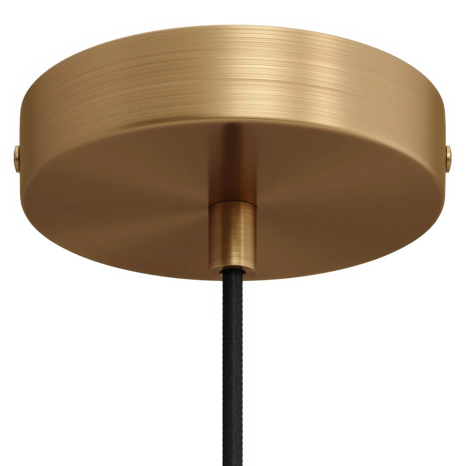 Zylindrisches Deckenrosen-Kit aus Metall – Satiniertes Bronze - Image 6