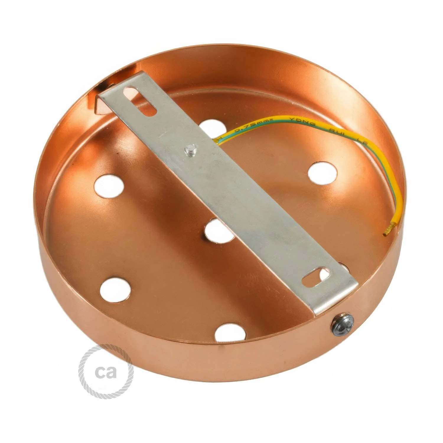 Zylindrischer Rosetten-Kit aus Metall mit 7 Löchern – Kupfer - Image 9