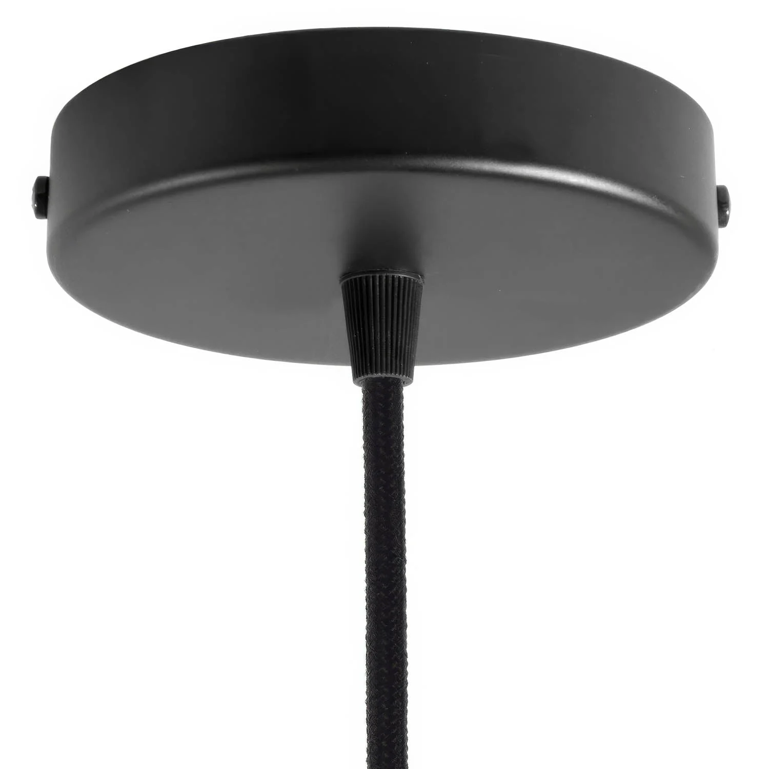 Zylindrisches Metall-Baldachin-Kit - Schwarz