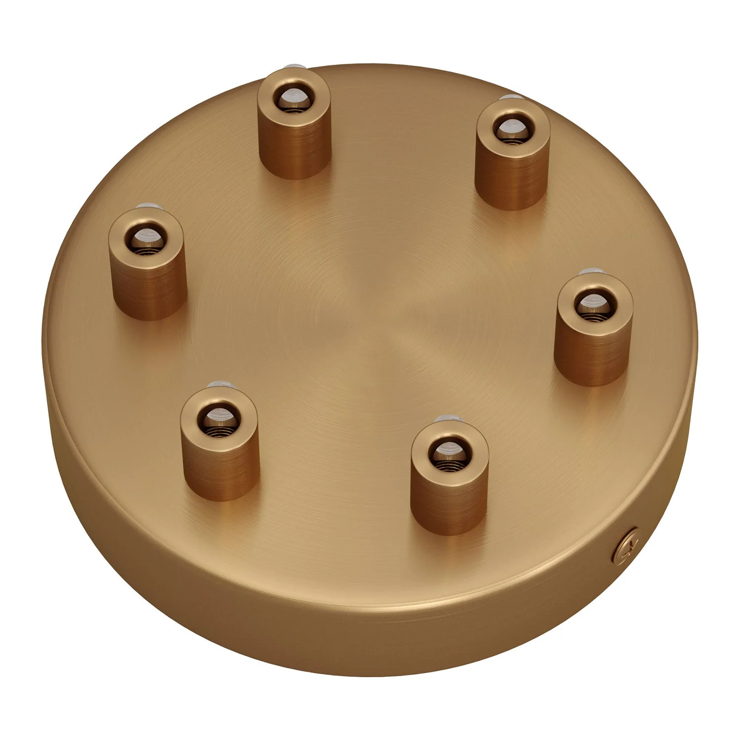 Zylindrischer Metallbaldachin-Set mit 6 Löchern – Satiniertes Bronze - Image 6