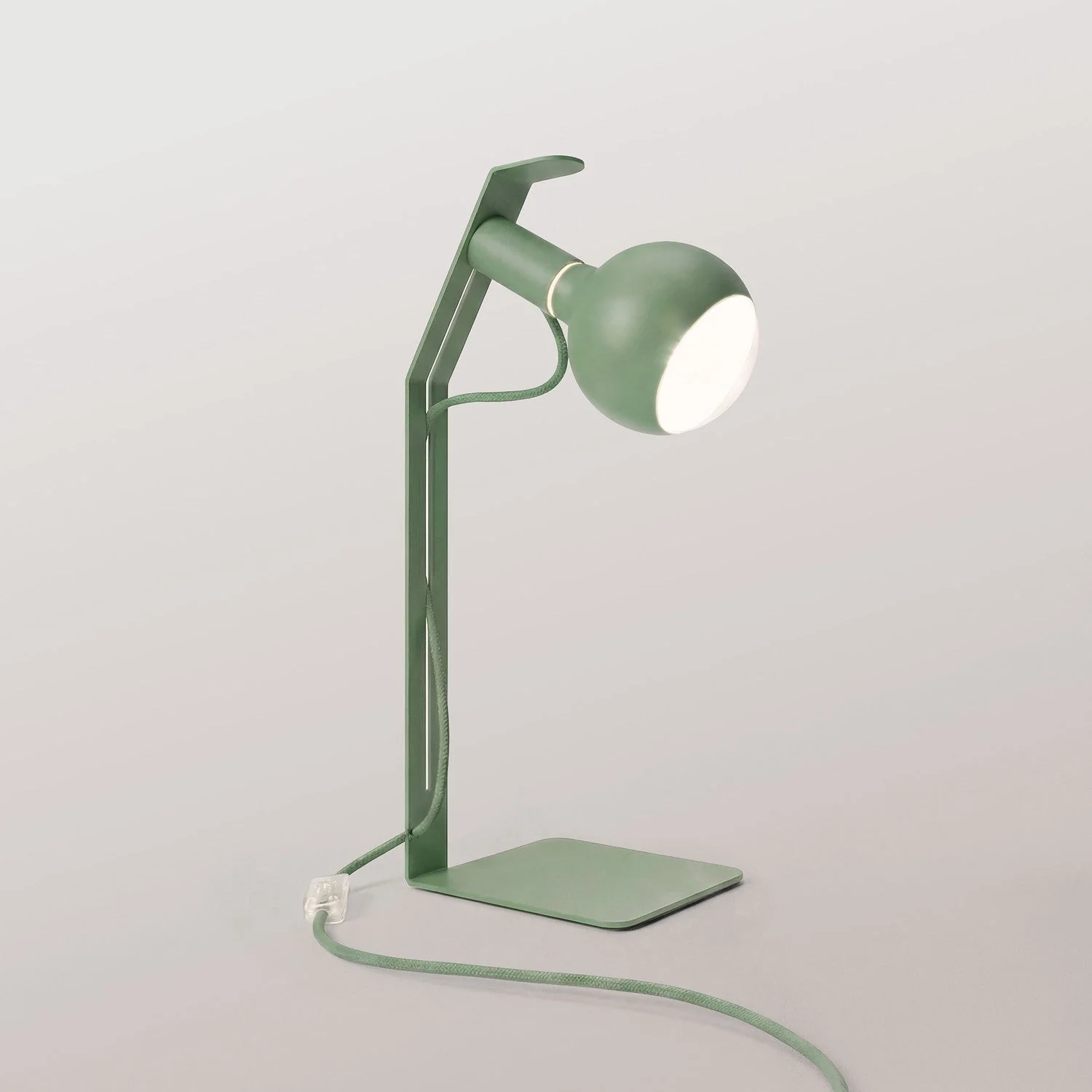 Koso Lucia – Tischlampe mit UK-Stecker – Grün
