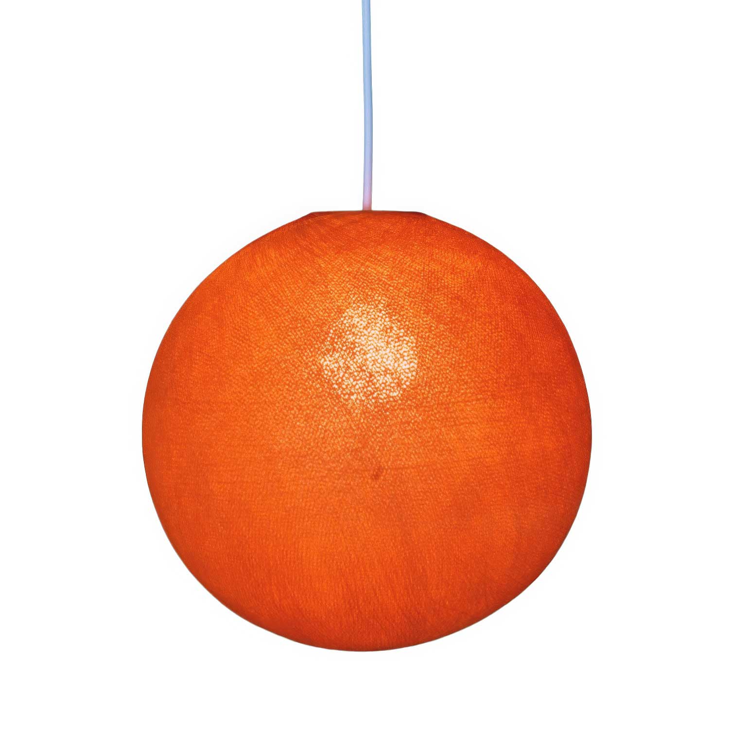 Kugelschirm aus 100% handgefertigtem Faden – Polyester Orange - Image 2