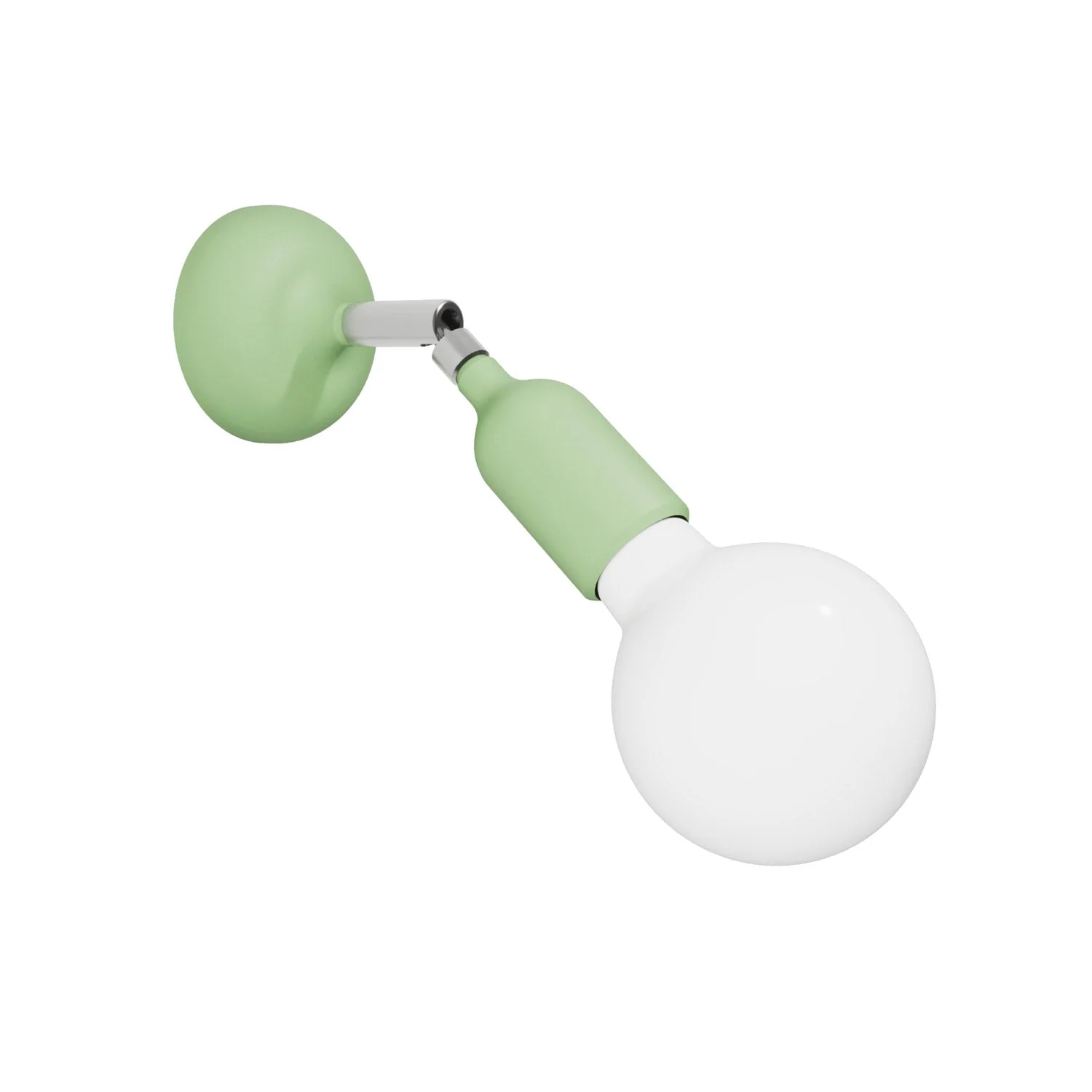 Fermaluce Lampe aus Silikon mit Gelenk – Wiesen-Grün