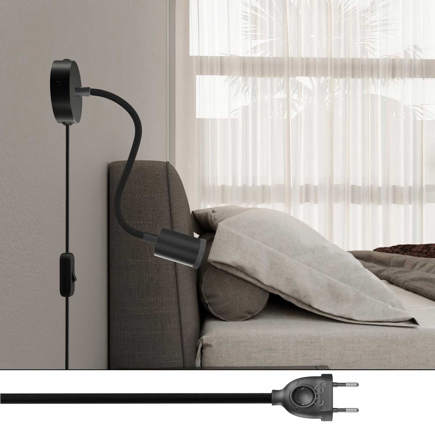 Licht Spostaluce Flex 30 verstellbar mit Spots GU1d0 - Schwarz - Image 2