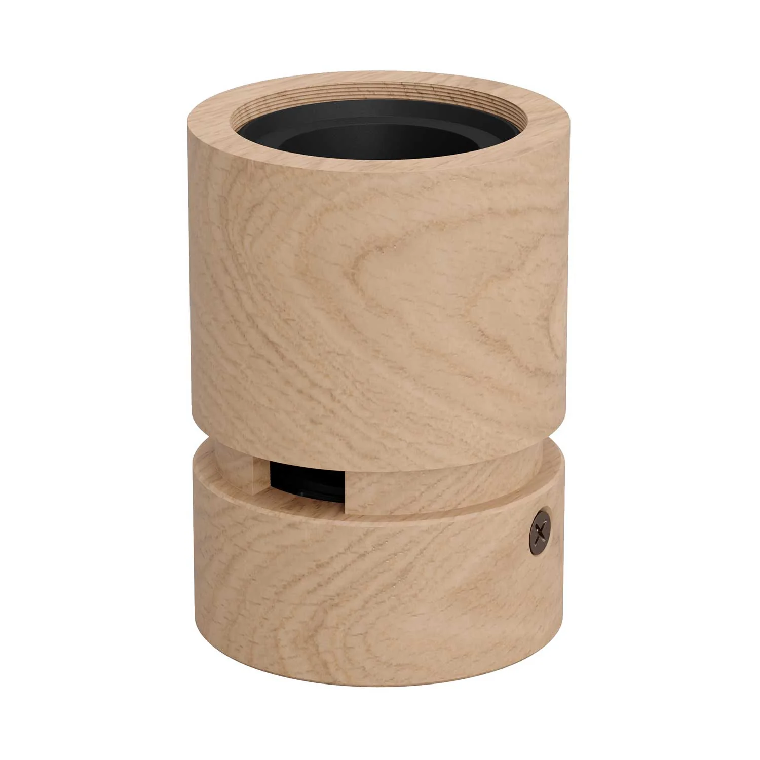 Lampensockel aus Holz für Kettenkabel und Filé-System. Hergestellt in Italien - Neutral - Image 2
