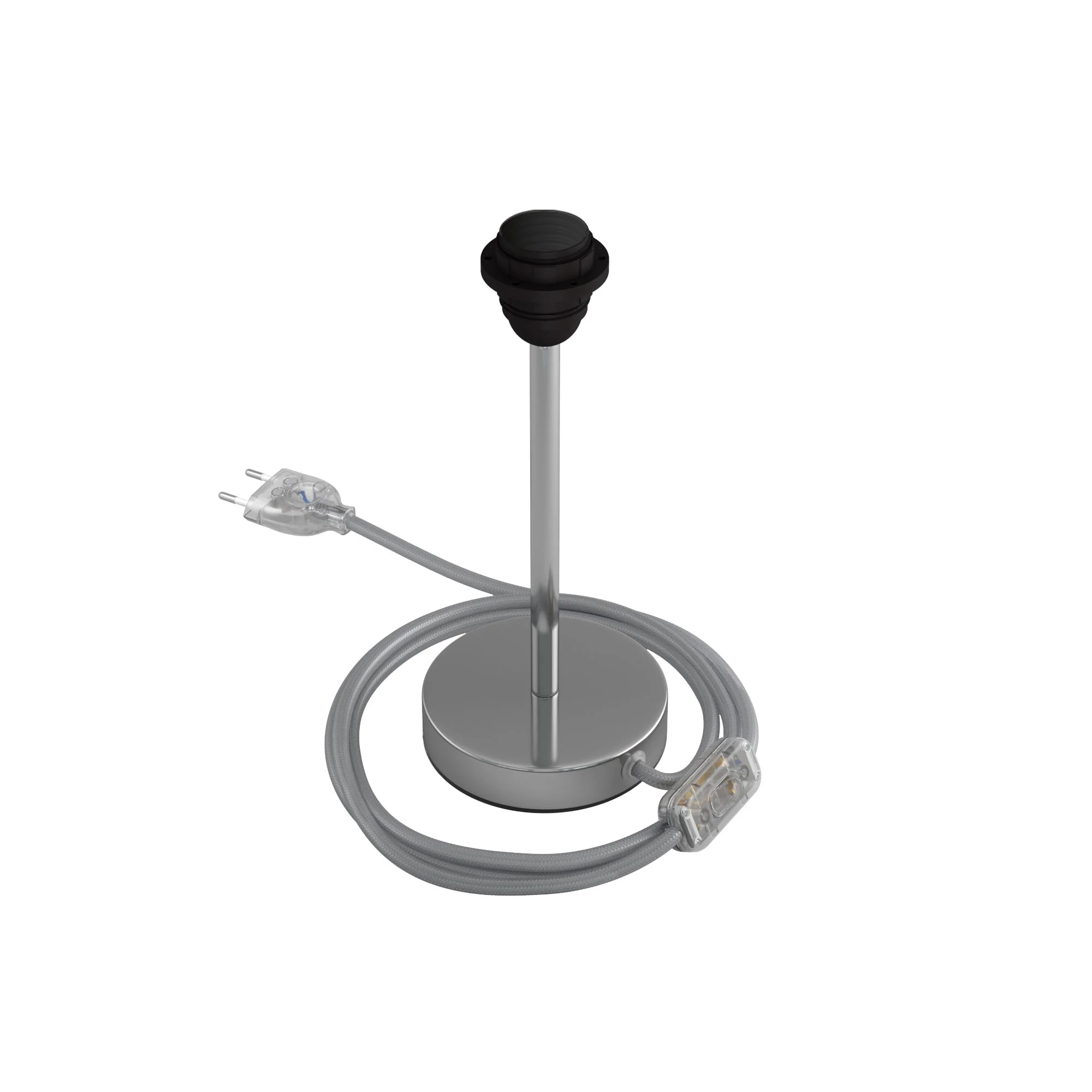 Lampenheber für Lampenschirm – Tischlampe aus Metall – Chrom - Image 7