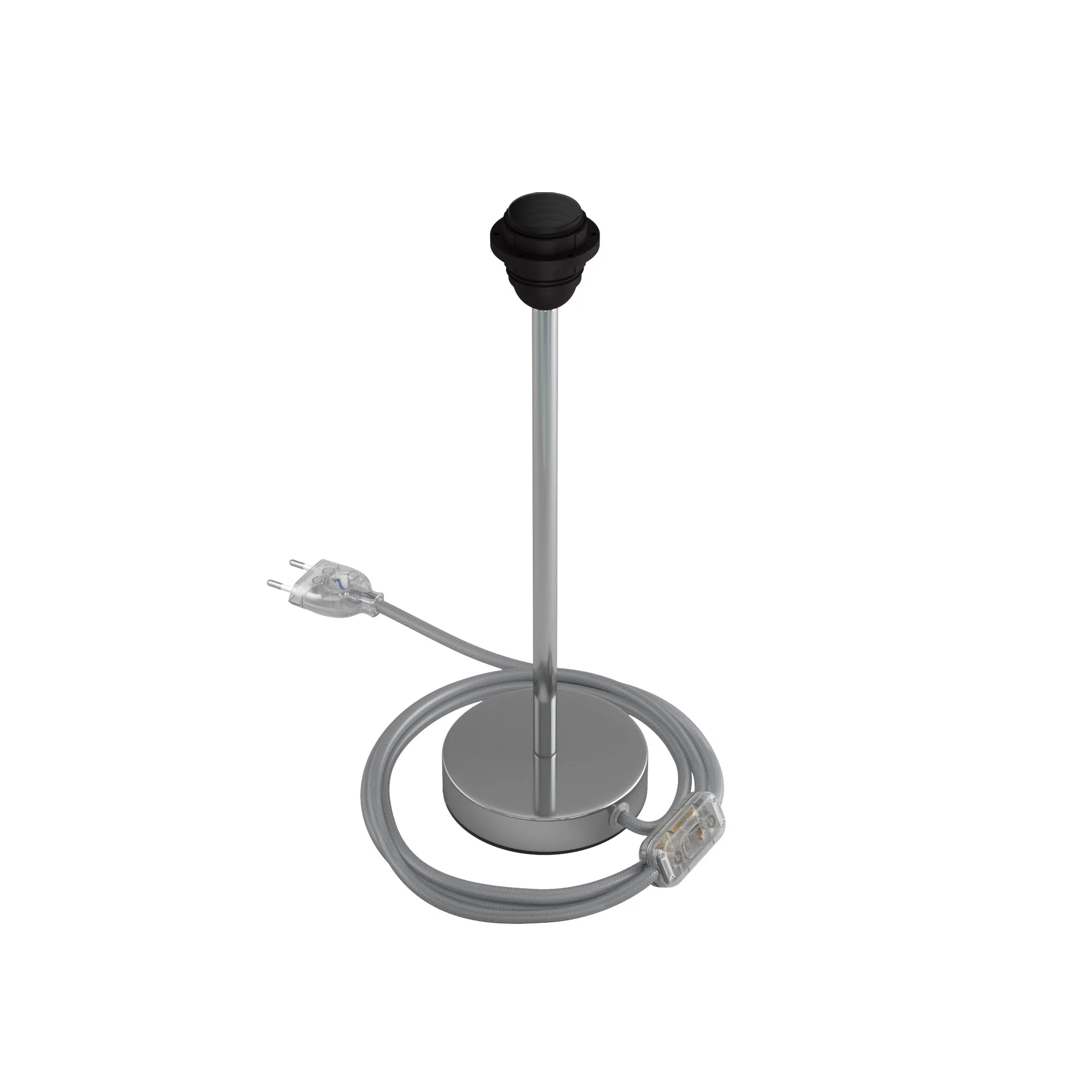 Lampenheber für Lampenschirm – Tischlampe aus Metall – Chrom - Image 9