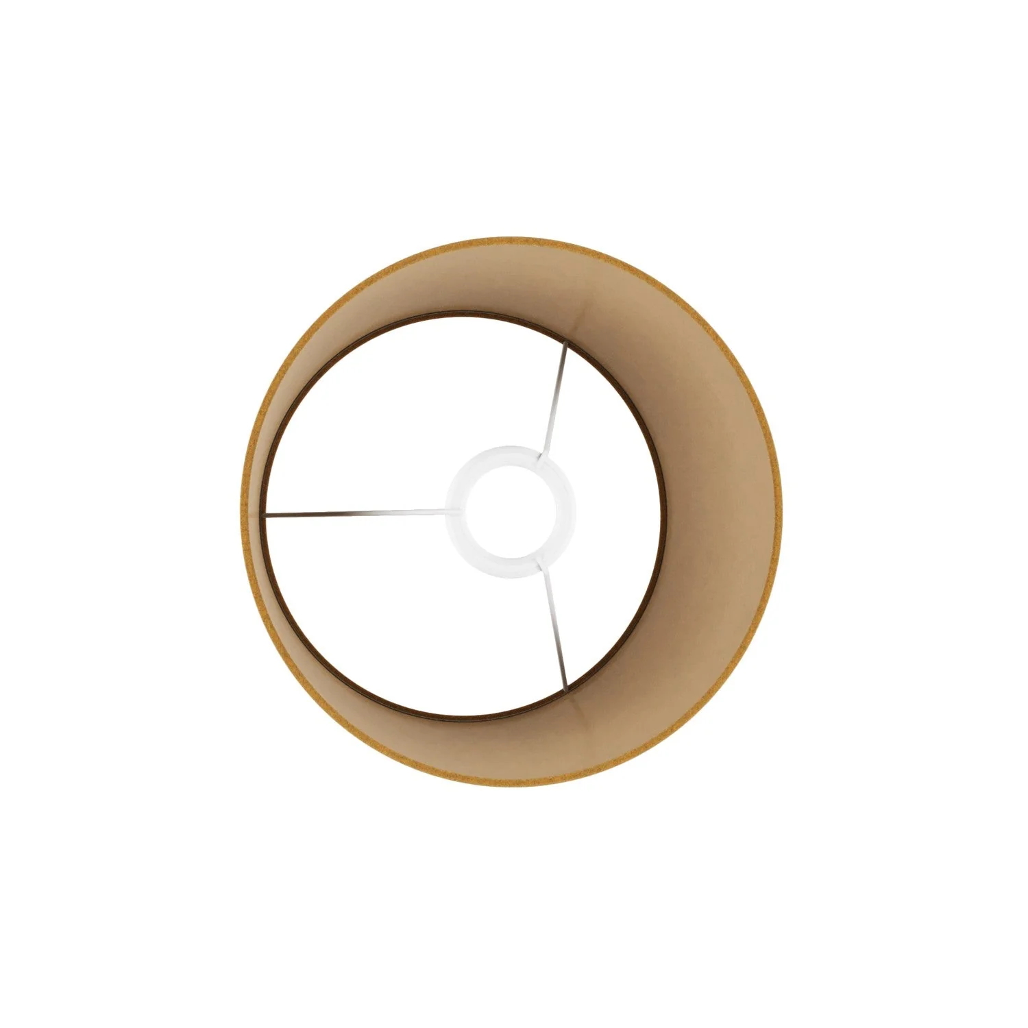 Lampenschirm Athena mit E27-Fassung für Tisch- oder Stehleuchte – Made in Italy – Senfgelbe Wolle - Image 3