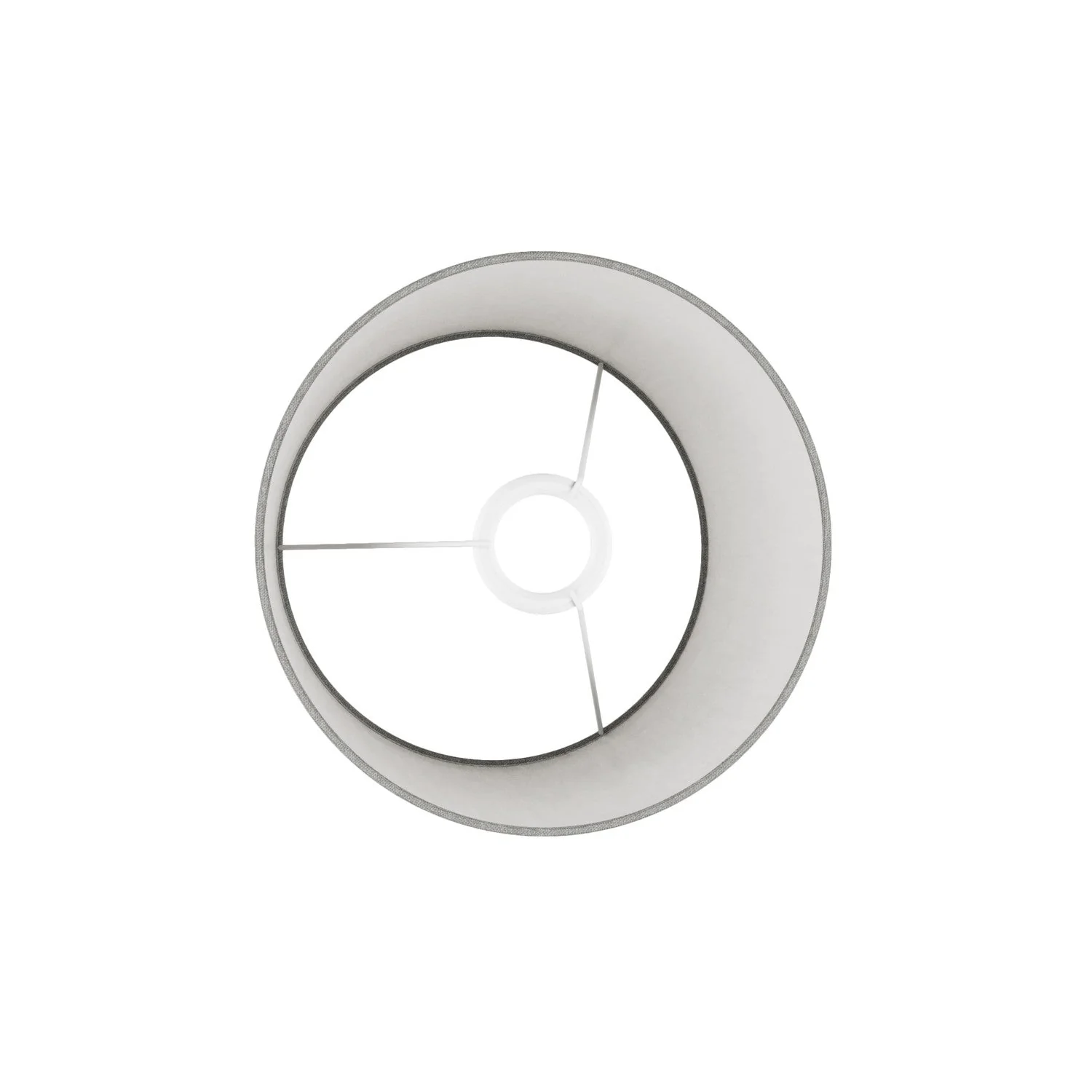 Athena-Lampenschirm mit E27-Fassung für Tisch- oder Stehlampe - Made in Italy - Camelot Grau - Image 3