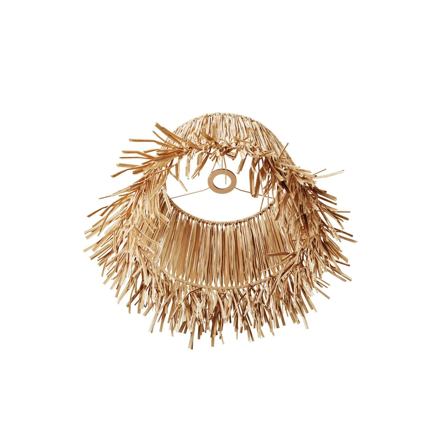 Lampenschirm aus Honolulu-Raffia - Image 4