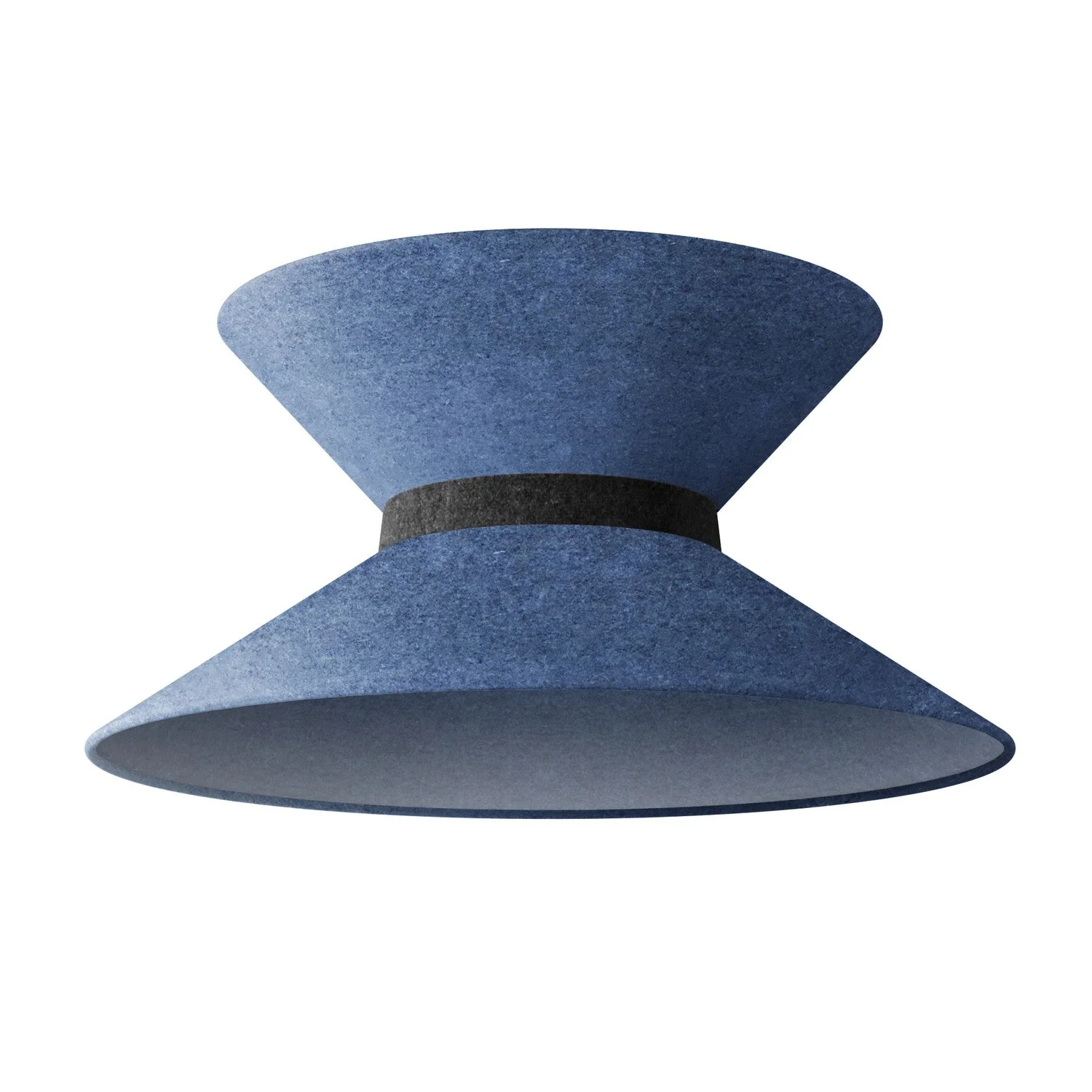Stoffschirm Clessidra für Pendelleuchte – Blaue Wolle - Image 10