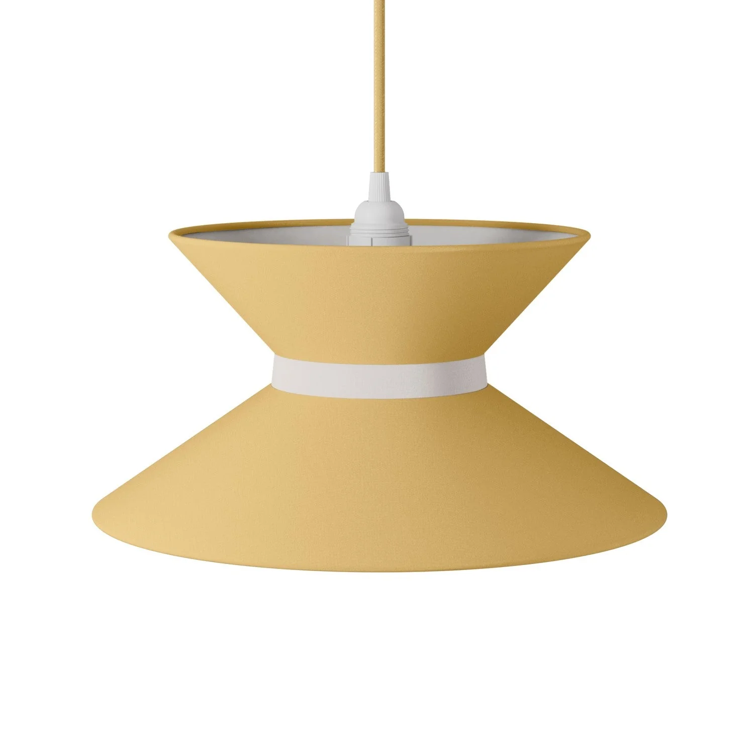 Lampenschirm aus Stoff Clessidra Arenal Gold – Made in Italy - Image 4