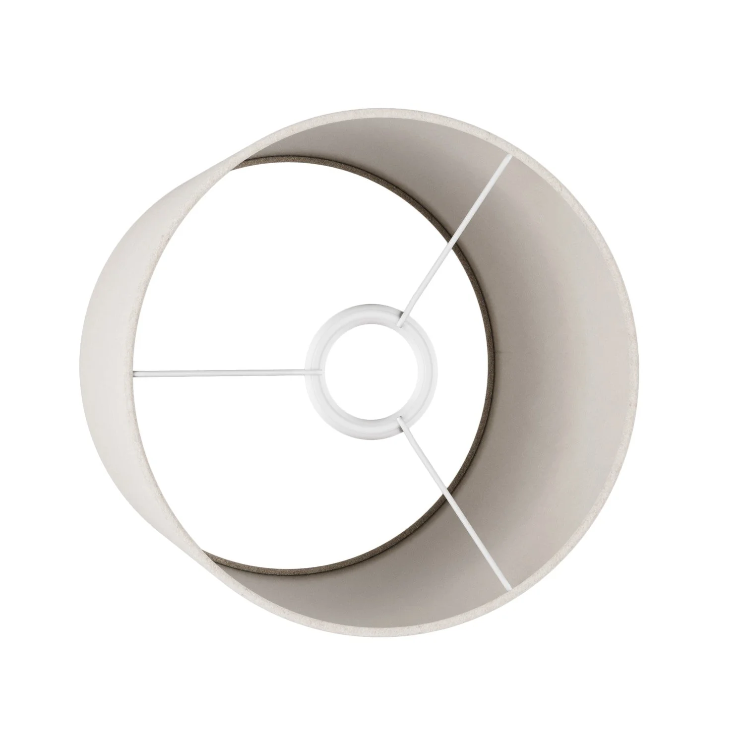 Zylindrischer Lampenschirm M aus Stoff mit E27-Fassung - Made in Italy - Sandwolle - Image 3