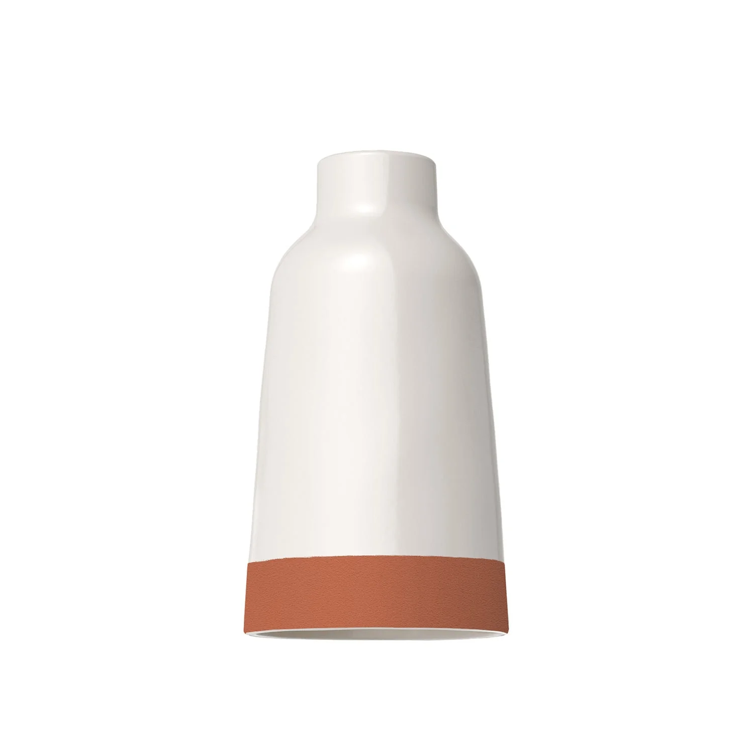 Zweifarbiger Flaschenschirm aus Keramik in Weiß und Terrakotta, Kollektion Materia – Made in Italy - Image 4