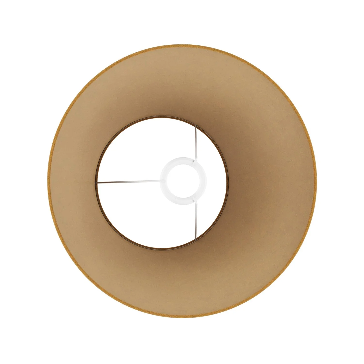 Impero Lampenschirm M aus Stoff für Stehleuchte mit E27-Fassung – Made in Italy – Senfgelbe Wolle - Image 3